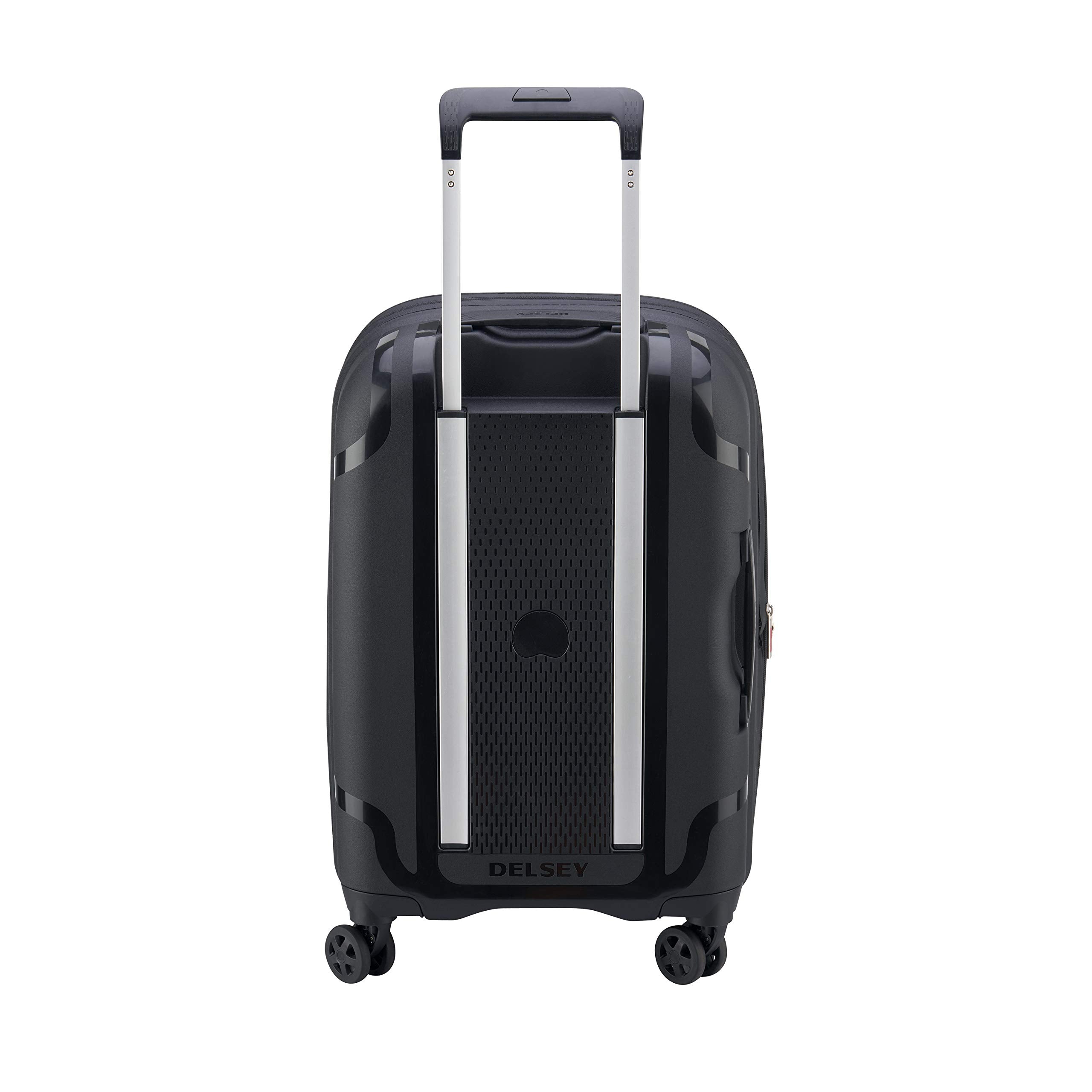 DELSEY Paris Clavel Hardside Expandable Luggage with Spinner Wheels ( BLACK , Carry-On 19 Inch ) BLACK Carry On 19 Inch U5