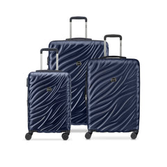 Delsey Alexis Lightweight Luggage, 4-Wheel Spinners Hardshell Suitcase, Expandable with TSA Lock  ( Navy , 3-piece Set (21"/25"/29") ) Navy 3 Piece Set 21 25 29 U7