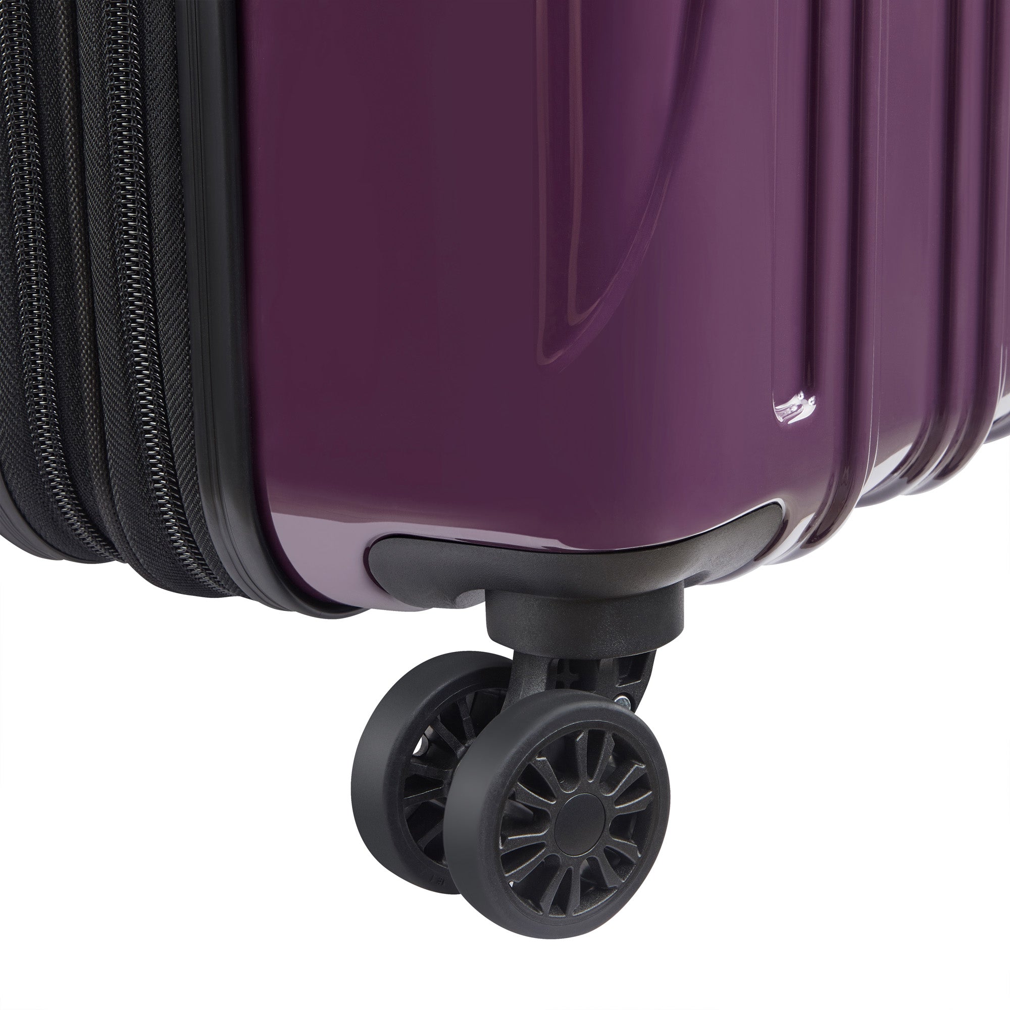DELSEY Paris Helium Aero Hardside Expandable Luggage with Spinner Wheels ( Plum , Carry-On 21 Inch ) Plum Carry On 21 Inch U9
