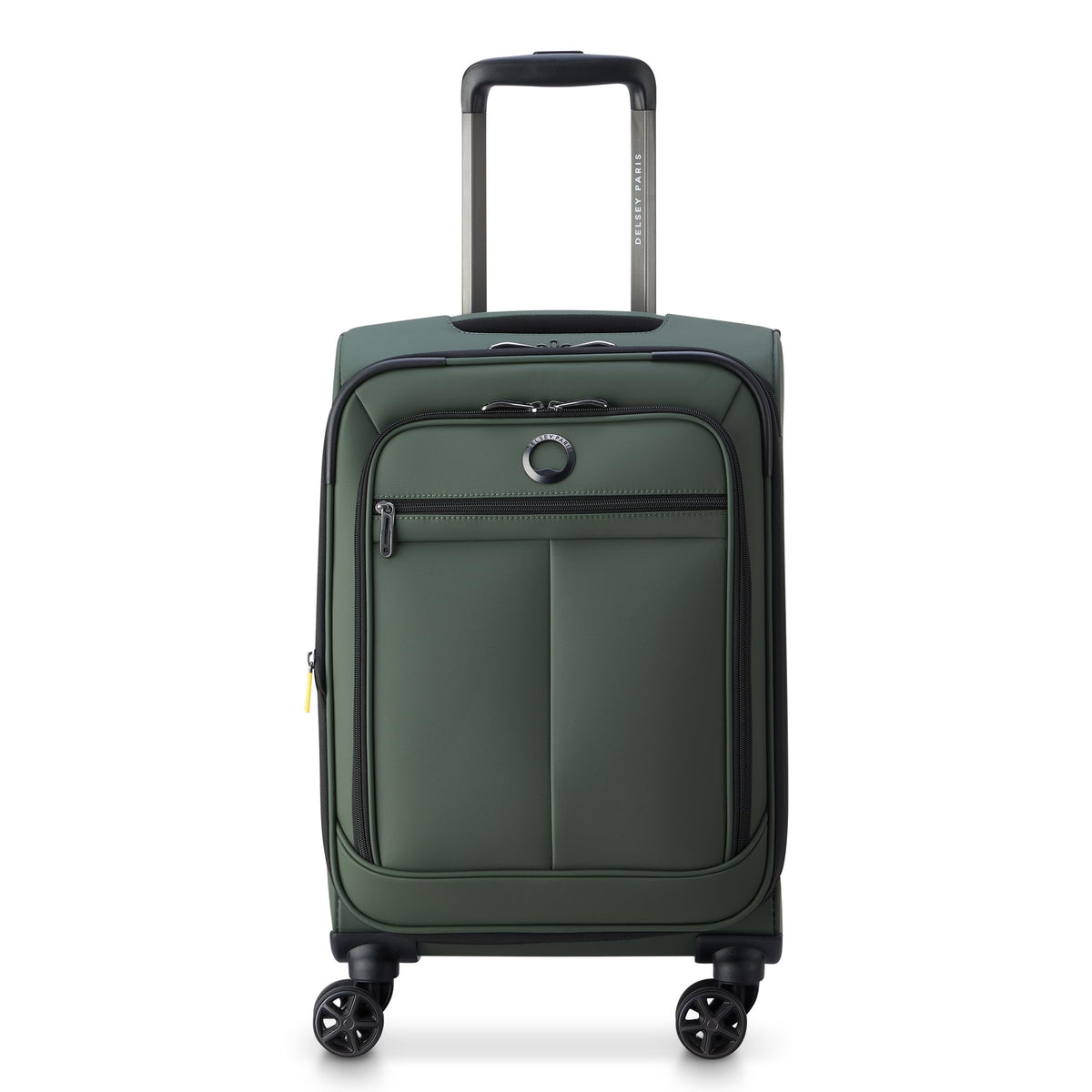DELSEY Paris Sky Lite Softside Expandable Luggage with Spinner Wheels ( Green , Carry on 19 Inch ) Green Carry On 19 Inch U1