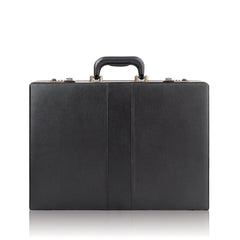 Solo New York Grand Central Attaché Briefcase with Main Compartment, Organizer Section, File Pocket & Dual Combination Locks ( Black , One Size ) Black One Size U3