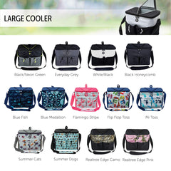 Geckobrands Large 15 bottle / 24 Can Cooler with Removable Hard Liner ( White/Black , One Size ) White/Black One Size U1