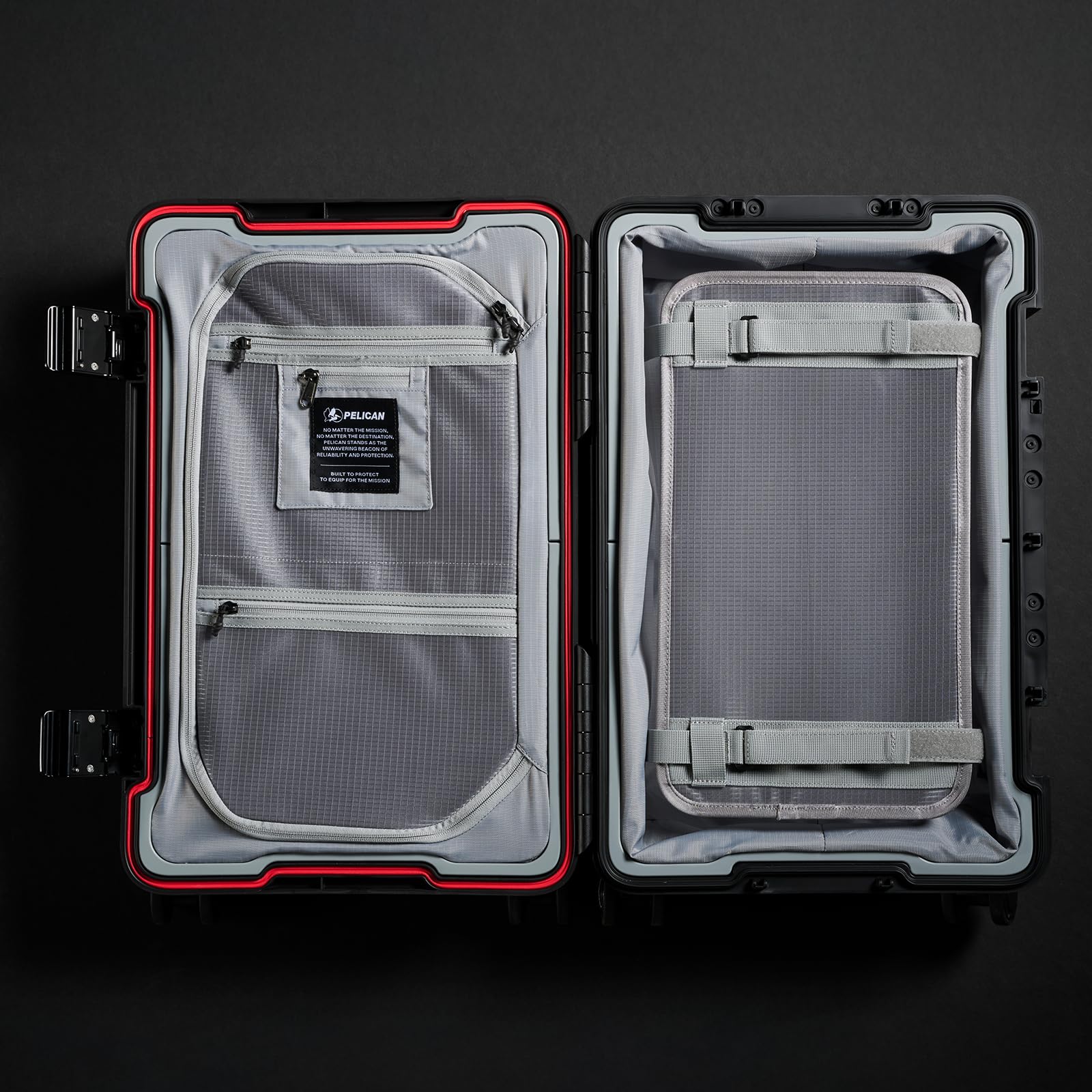 Pelican ATX Luggage - Hardside Carry On Luggage with Wheels - 22 Inch Carry On Bag - Airline Approved ( Black , Carry-On ) Black Carry On U1