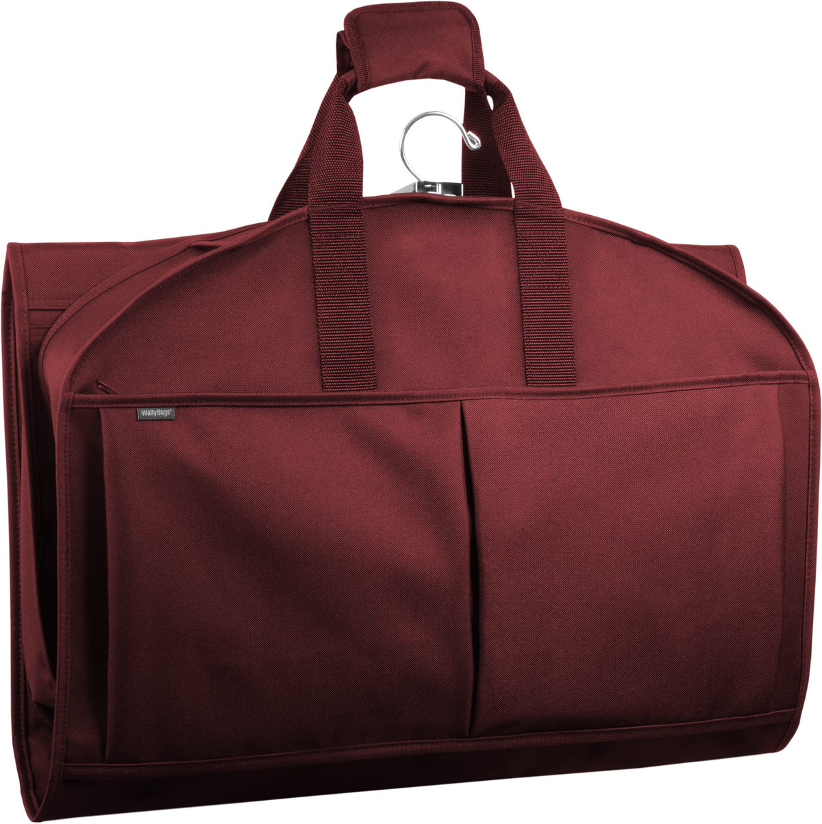 WallyBags® 48” Deluxe Tri-Fold Travel Garment Bag with three pockets ( Merlot , 48-inch ) Merlot 48 Inch U1