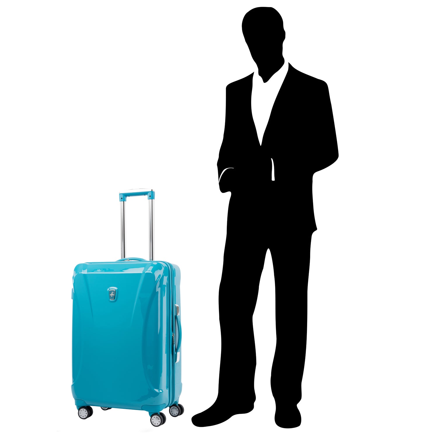 Atlantic Ultra Lite 4 Hardside | 24-Inch Expandable Spinner ( Turquoise Blue , One Size ) Turquoise Blue One Size U2