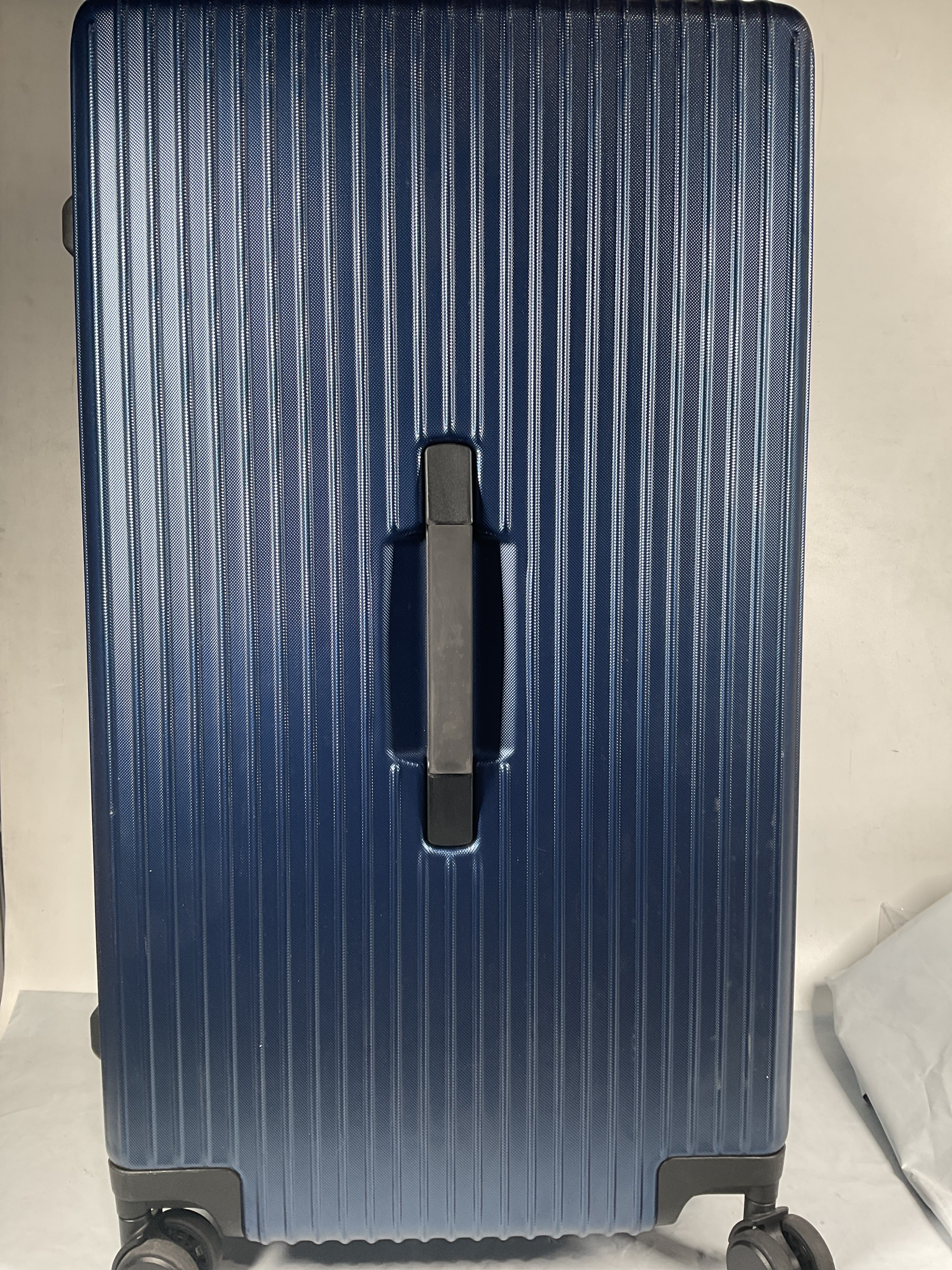 PRIMICIA GinzaTravel Trunk Luggage, 28 Inch Luggage with Spinner Wheels, Scratch resistant texture Lightweight PC material with TSA Lock（Family Travel Series ） (Dark Blue) Dark Blue 28inch-suitcase U1