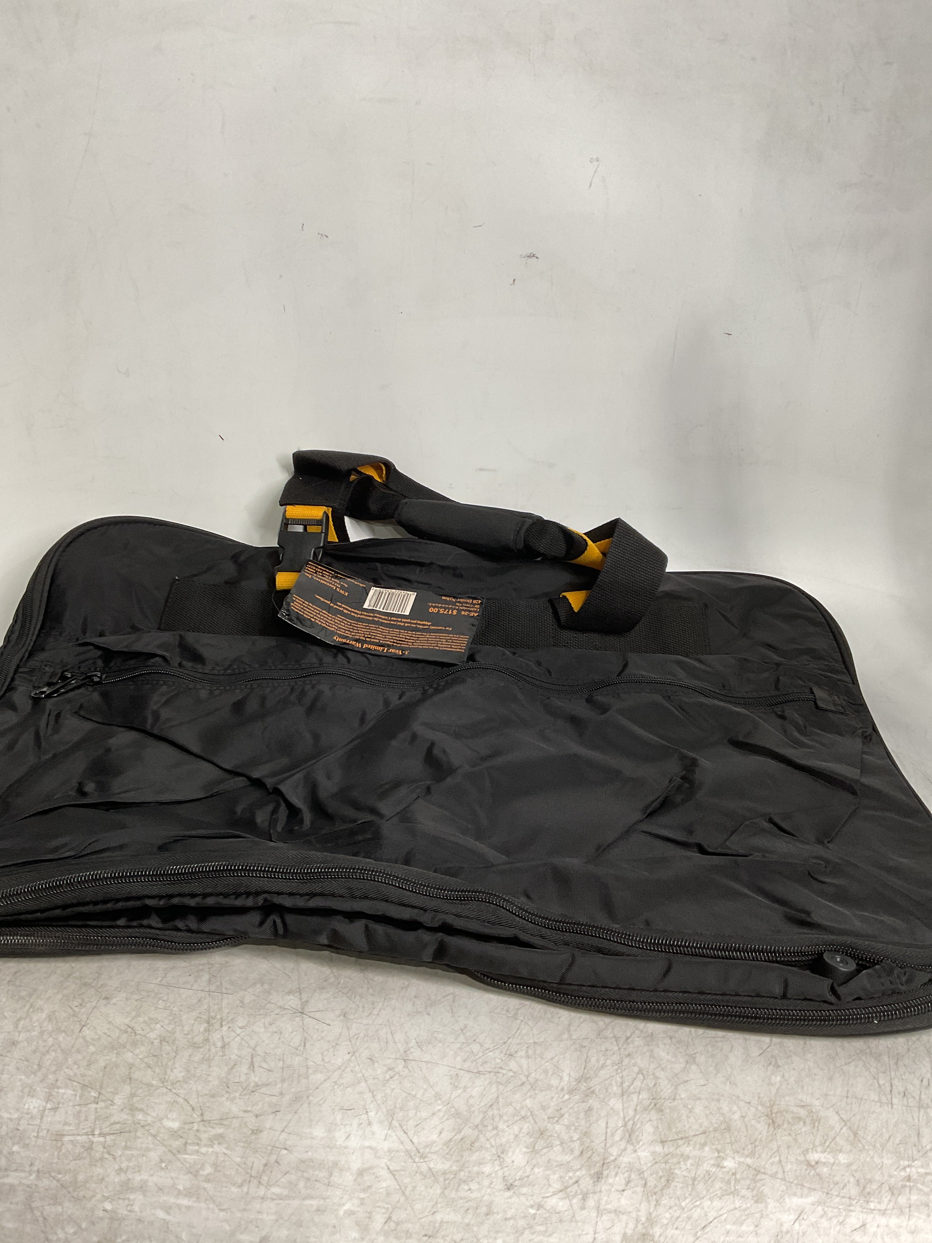 A.Saks EXPANDABLE 26” Soft Suitcase ( Black , One Size ) Black One Size U7