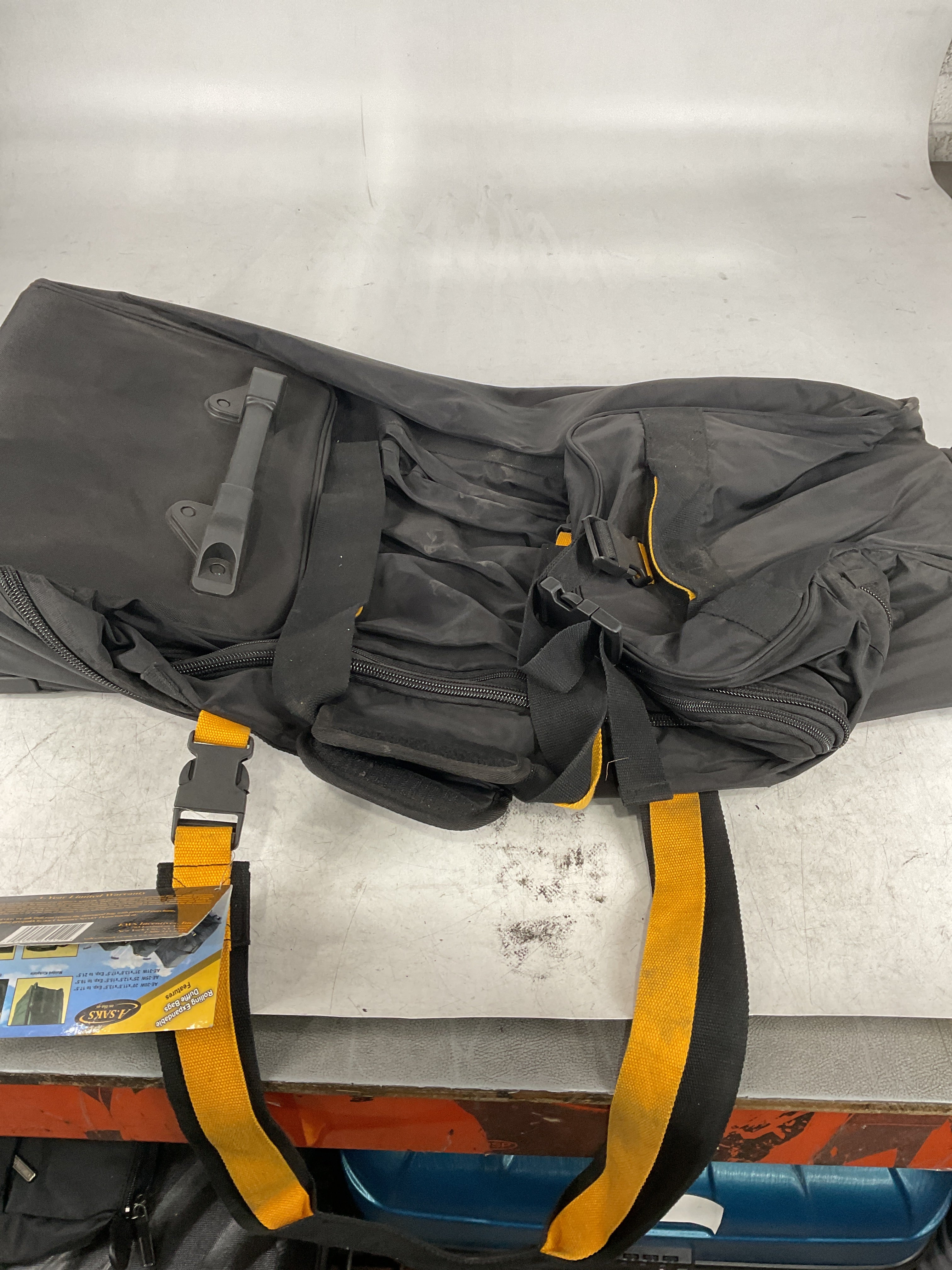 A.SAKS Luggage Lightweight Rolling Trolley Duffel with Wheels U4