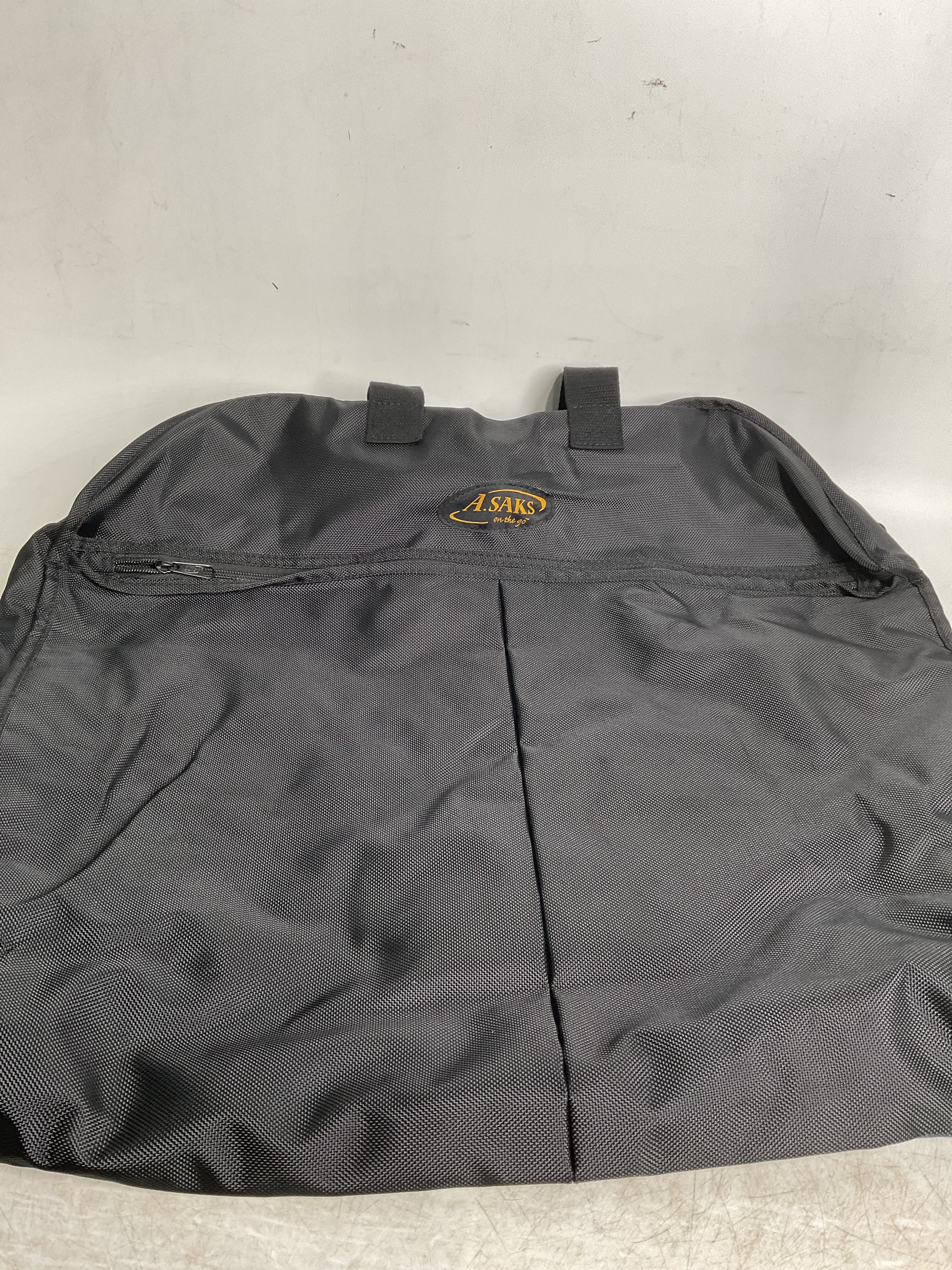 A.Saks Thin Hanging Ballistic Nylon Garment Carrier ( Black/Black , One Size ) Black/Black One Size U3