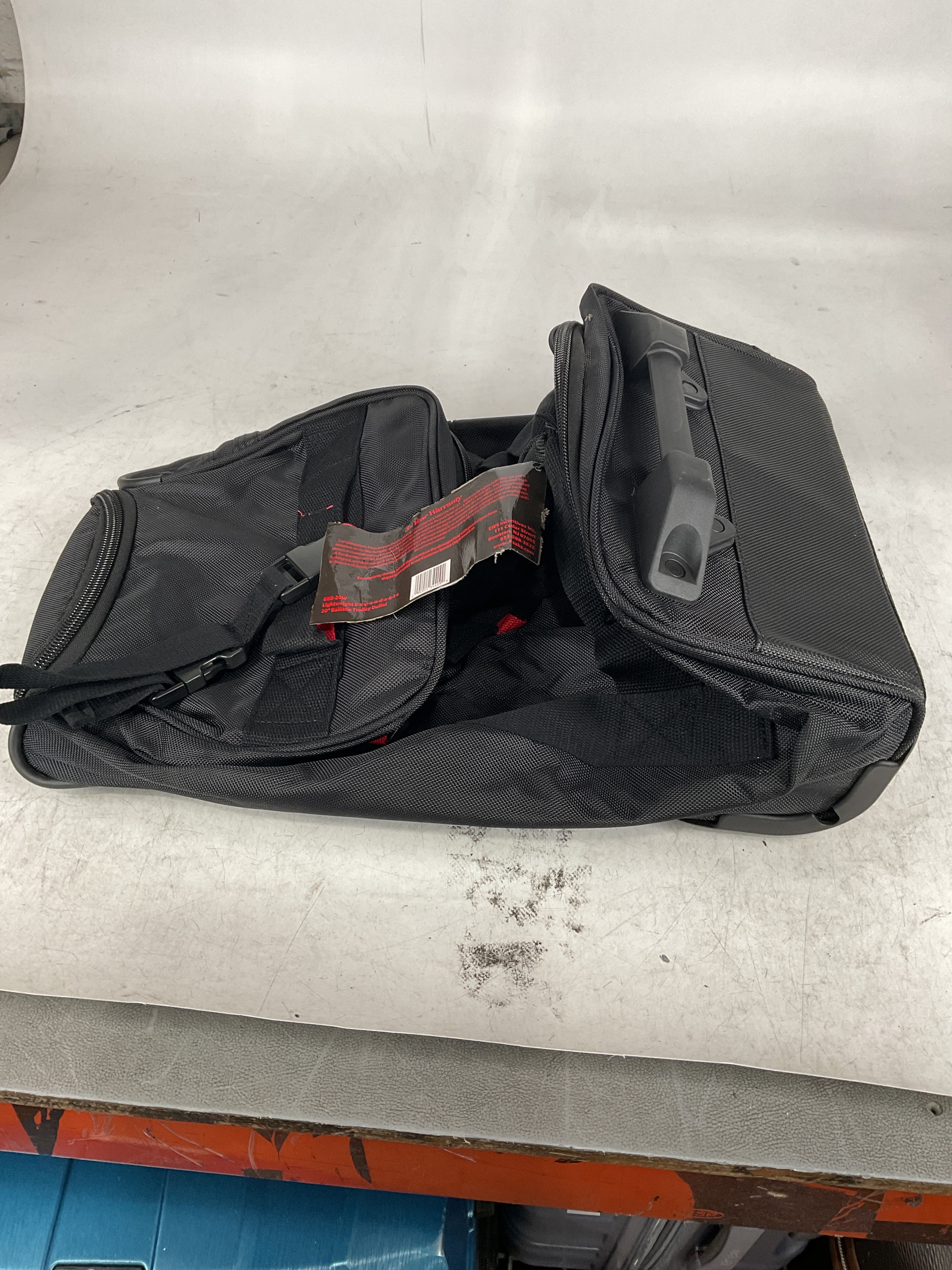 A.SAKS Luggage Lightweight Rolling Trolley Duffel with Wheels U1