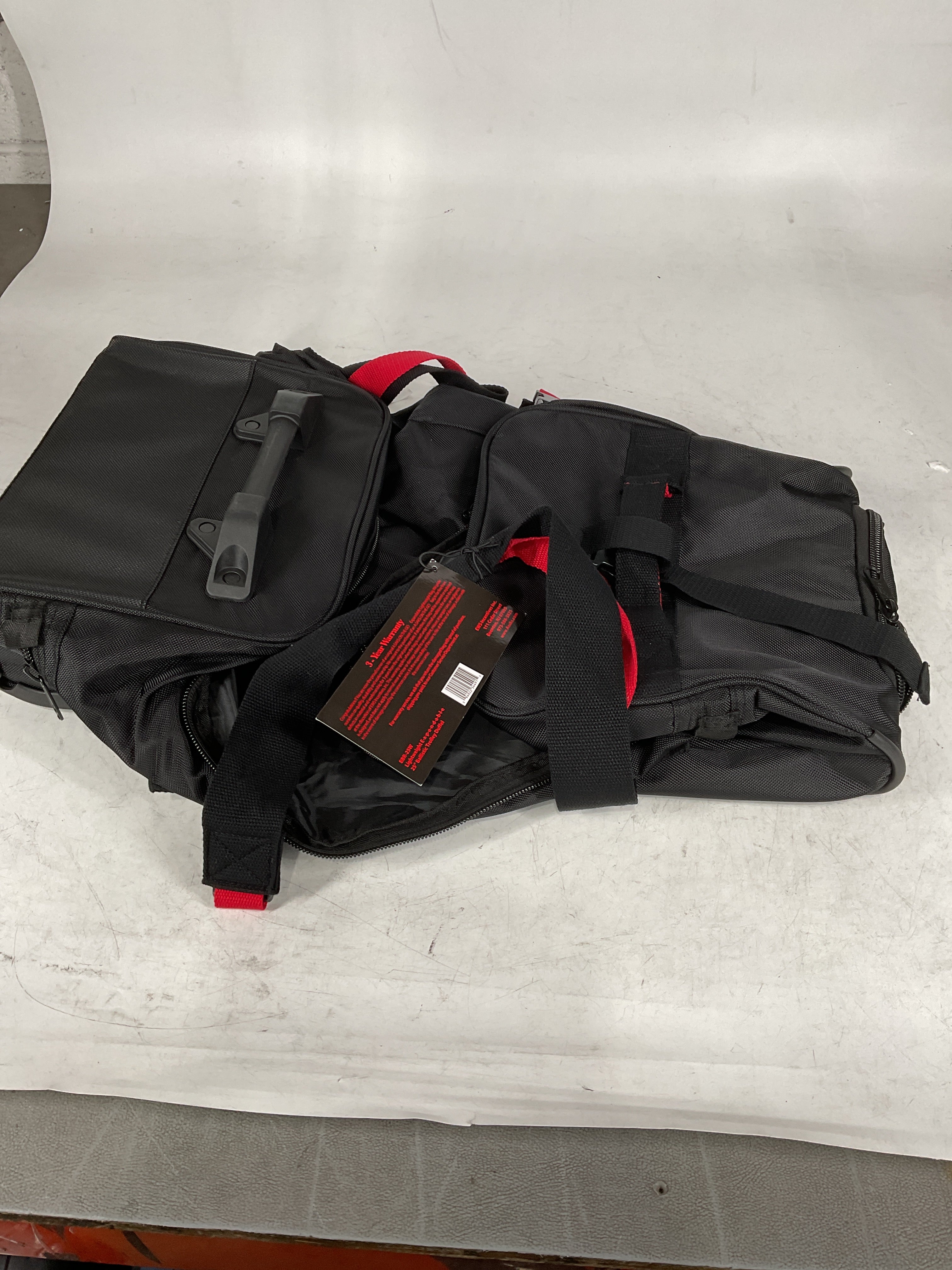 A.SAKS Luggage Lightweight Rolling Trolley Duffel with Wheels U2