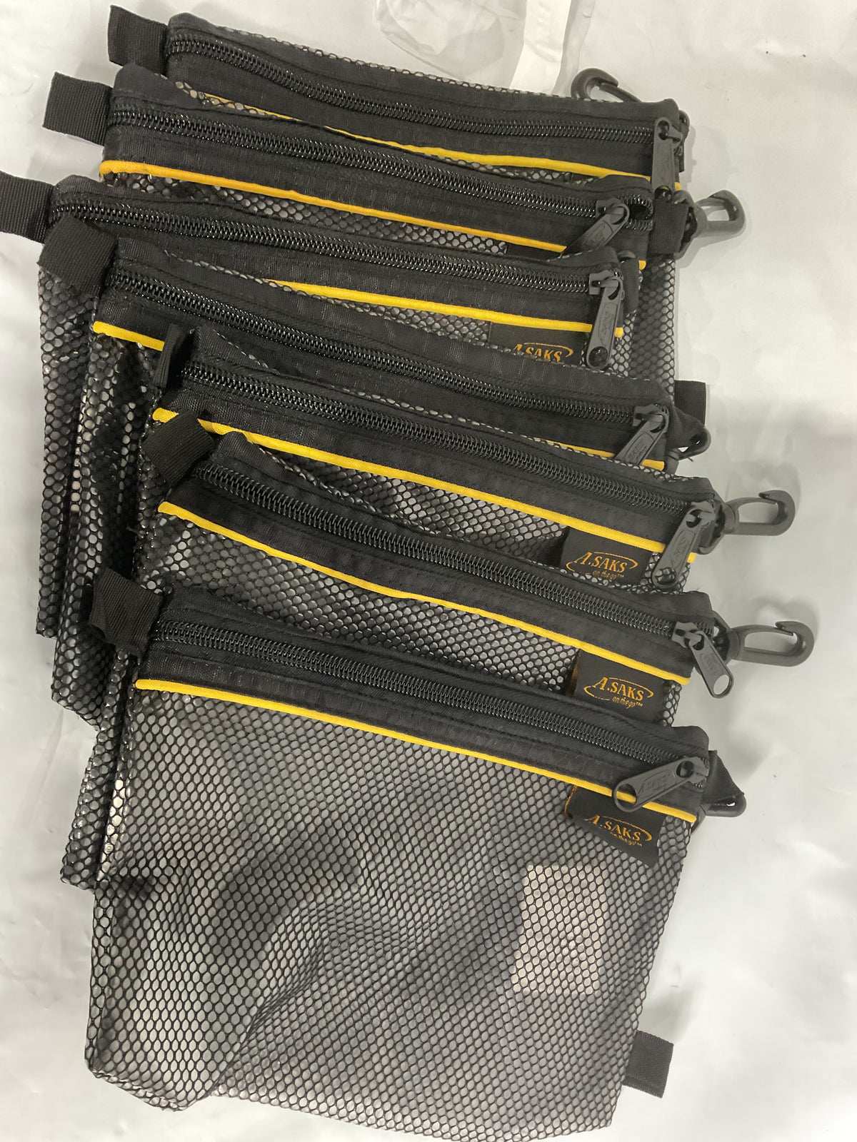 A.SAKS Luggage Packing Essentials, Squares, Paks ( Black , Paks ) Black Paks Small 7 Pcs U1