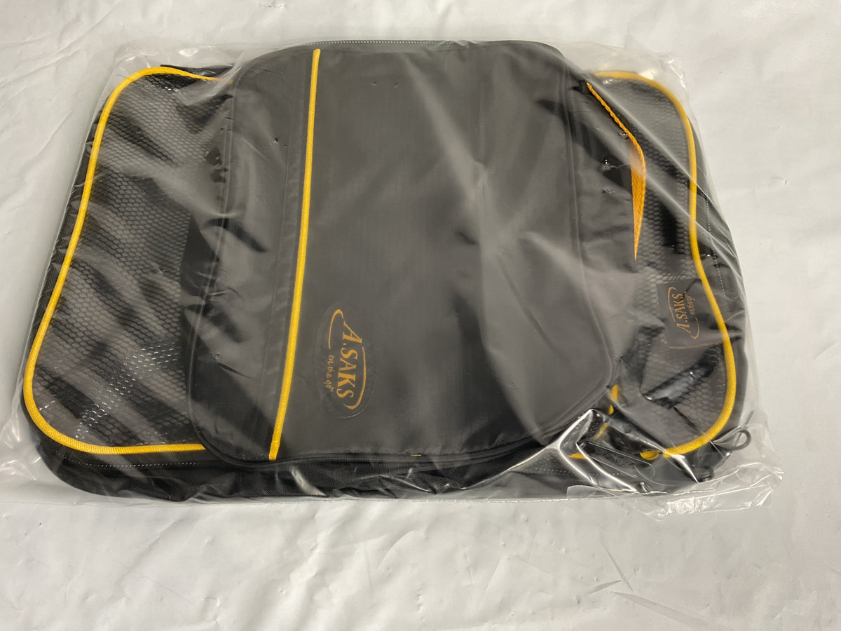 A.SAKS Luggage Packing Essentials, Squares, Paks ( Black , Squares ) Black Squares 2PC U1