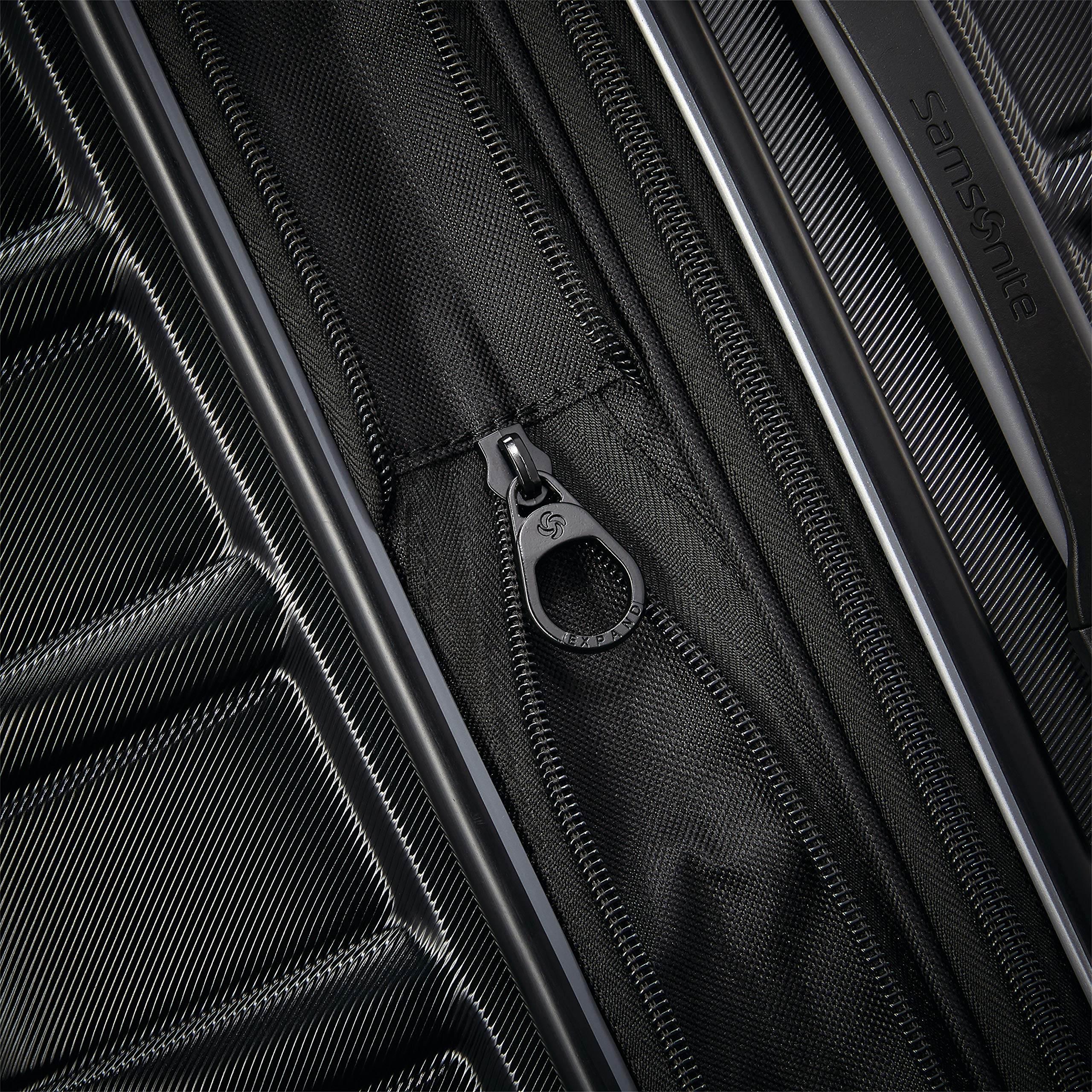Samsonite Omni 2 Domestic Carry-On Luggage - 22x14x9 Airline-Approved - Features Expandable Polycarbonate Shell, 360° Wheels, TSA Lock - Amazon Exclusive -Midnight Black MIDNIGHT BLACK Domestic Carry-on U1
