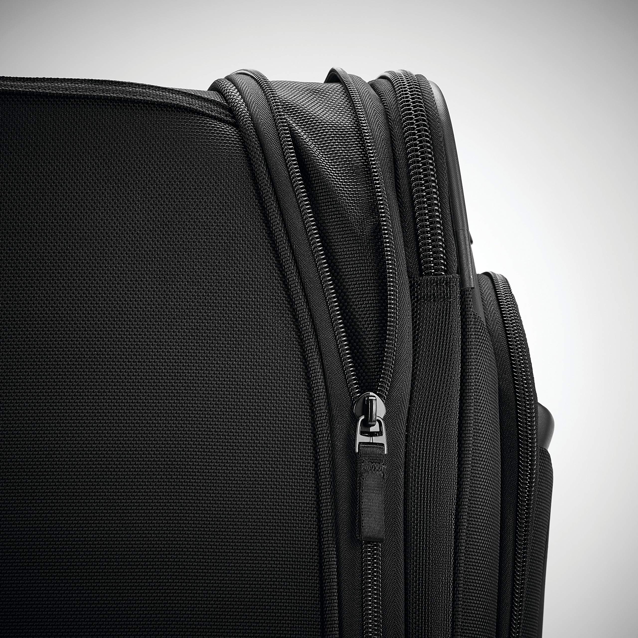 Samsonite Pro Travel Softside Expandable Luggage with Spinner Wheels, Black, Carry-On 21-Inch Black Carry-On 21-Inch U1