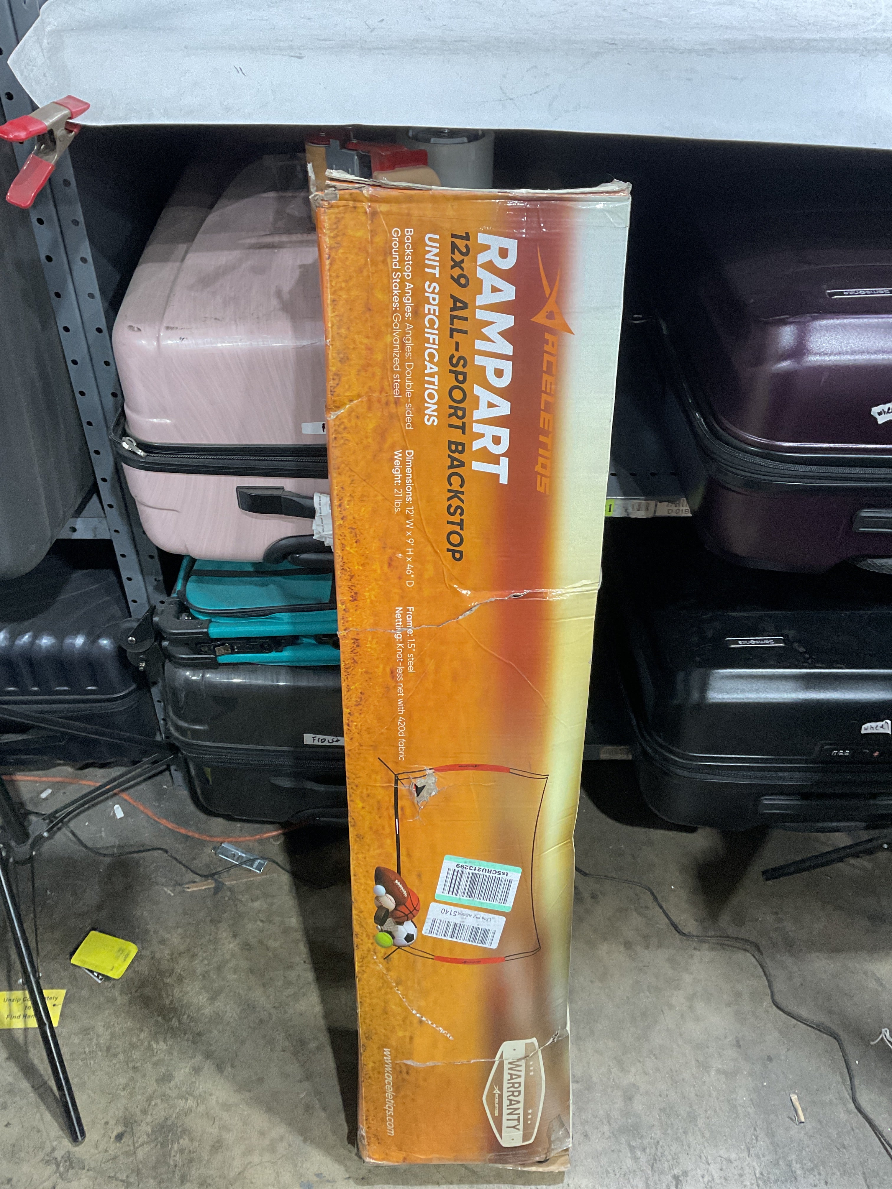 Lacrosse Backstop 12 x 9 Feet Lacrosse Net, Baseball Softball Practice, Perfect Training Net, Soccer Net, Basketball Net, Baseball Net, Pitching Net, Softball Net W/Bag 12x9 Feet 10 x 20 ft U1