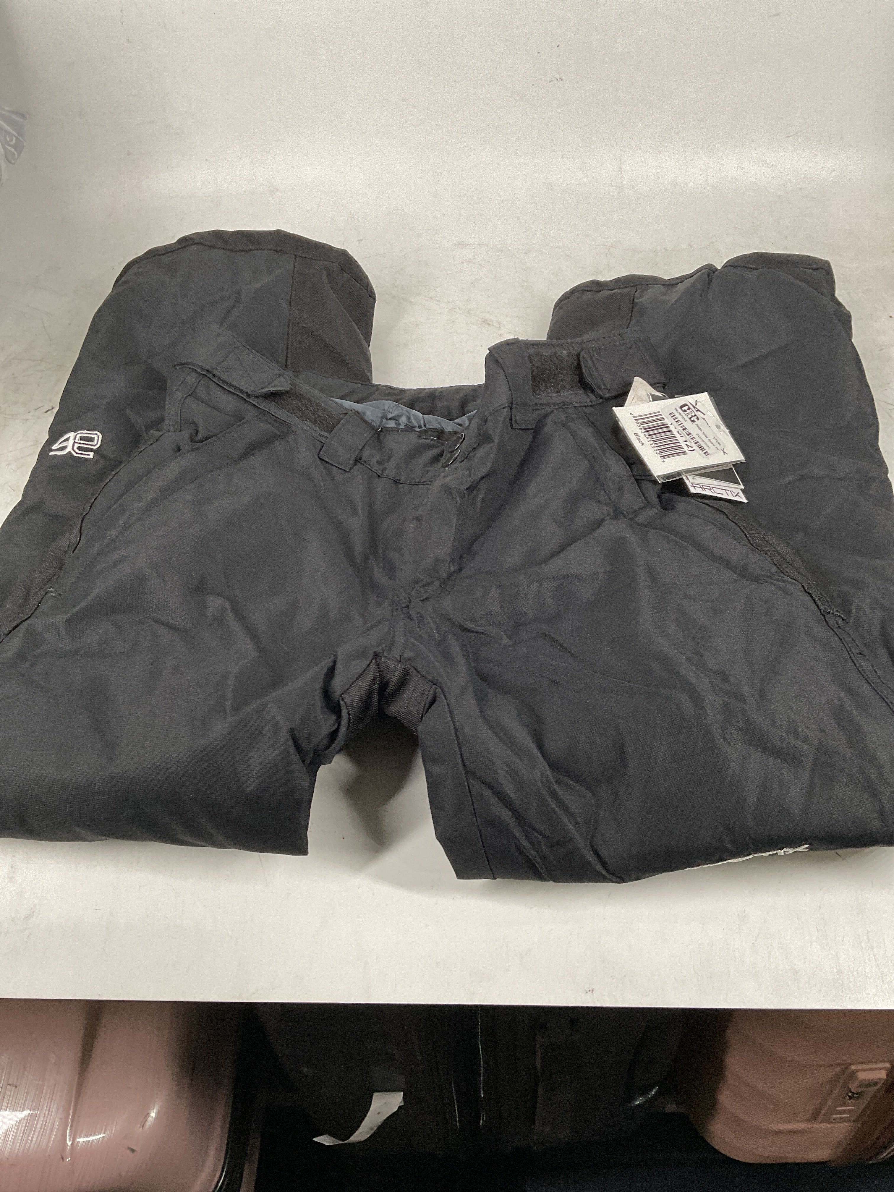 Arctix Kids Snow Pants with Reinforced Knees and Seat Black Medium U1
