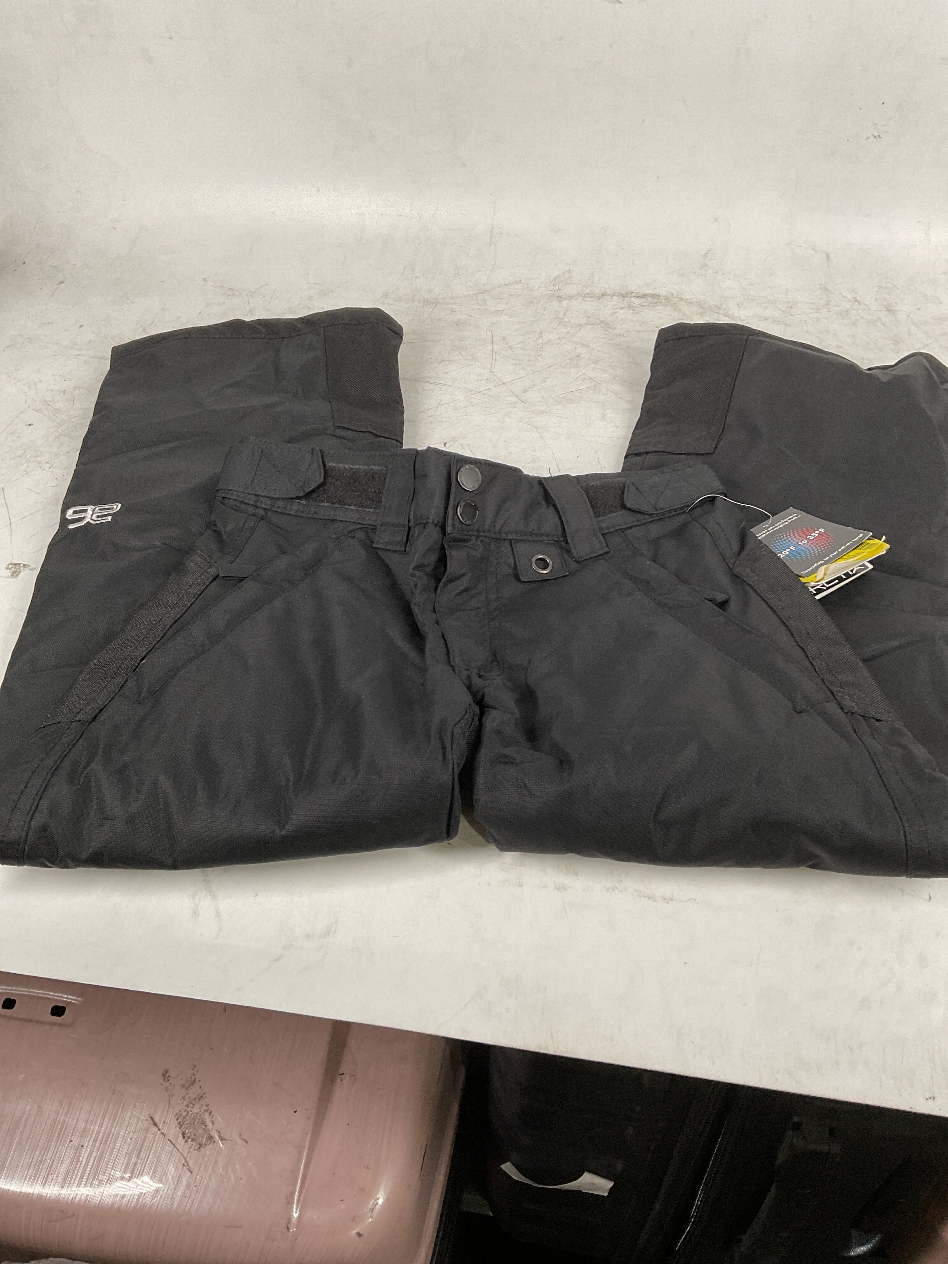 Arctix Kids Snow Pants with Reinforced Knees and Seat ( Black , Small ) Black Small U3