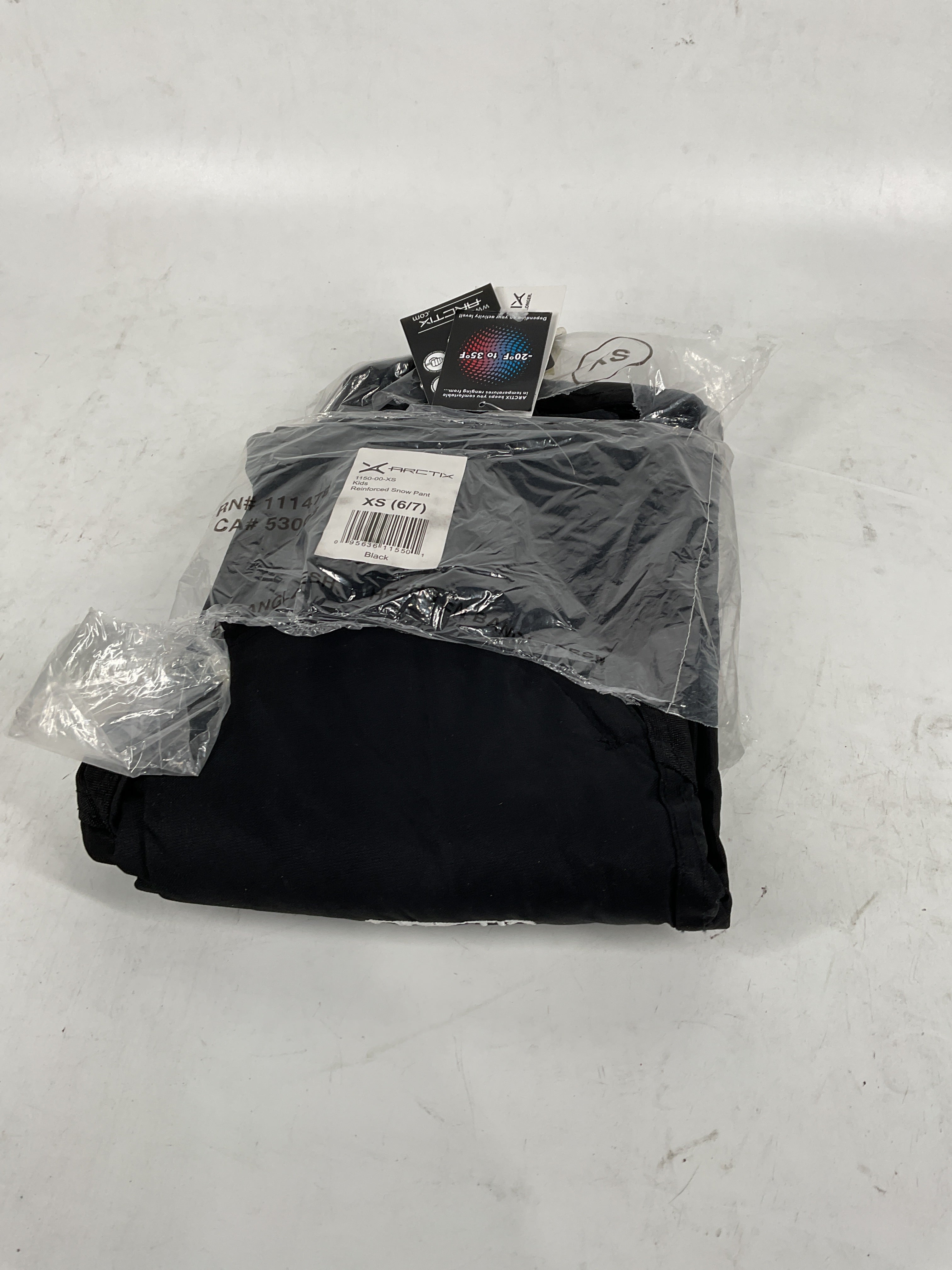 Arctix Kids Snow Pants with Reinforced Knees and Seat Black X Small U6