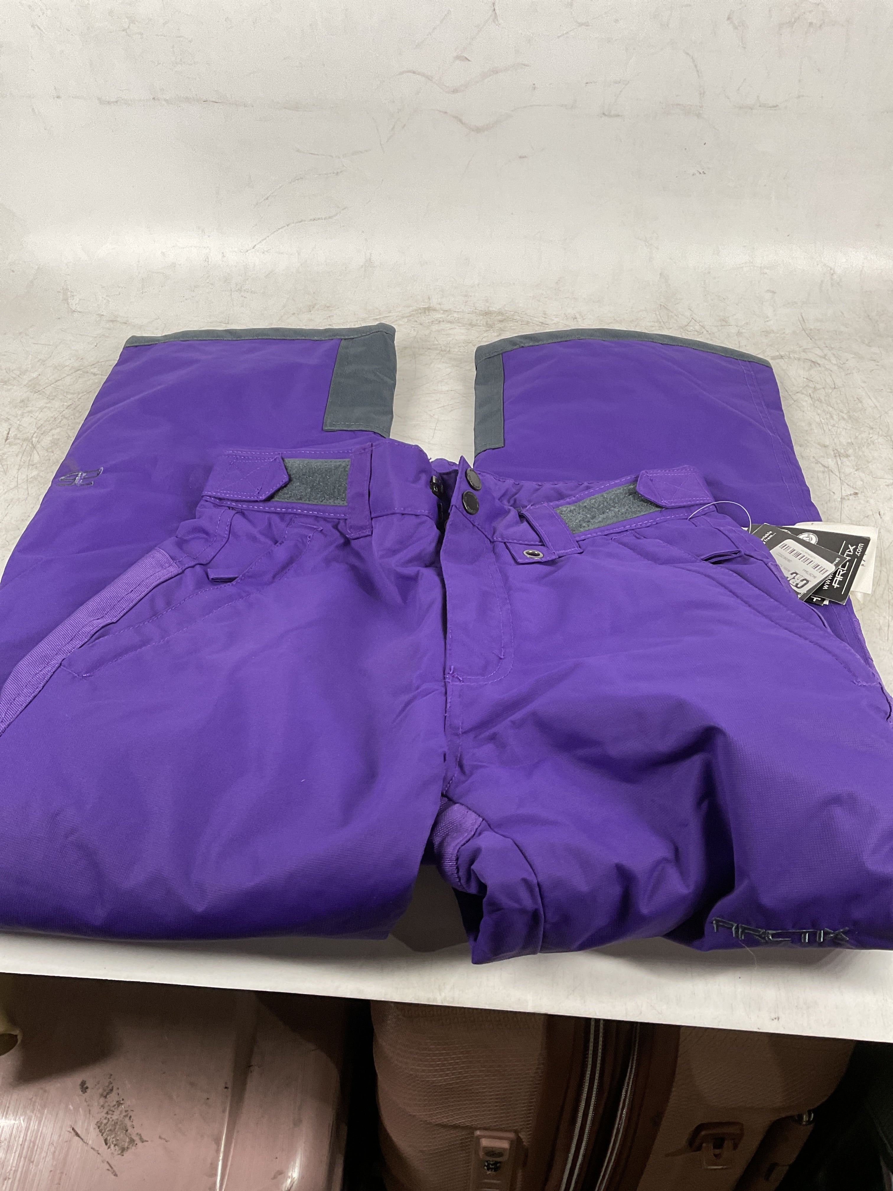 Arctix Kids Snow Pants with Reinforced Knees and Seat ( Purple , Large ) Purple Large U11