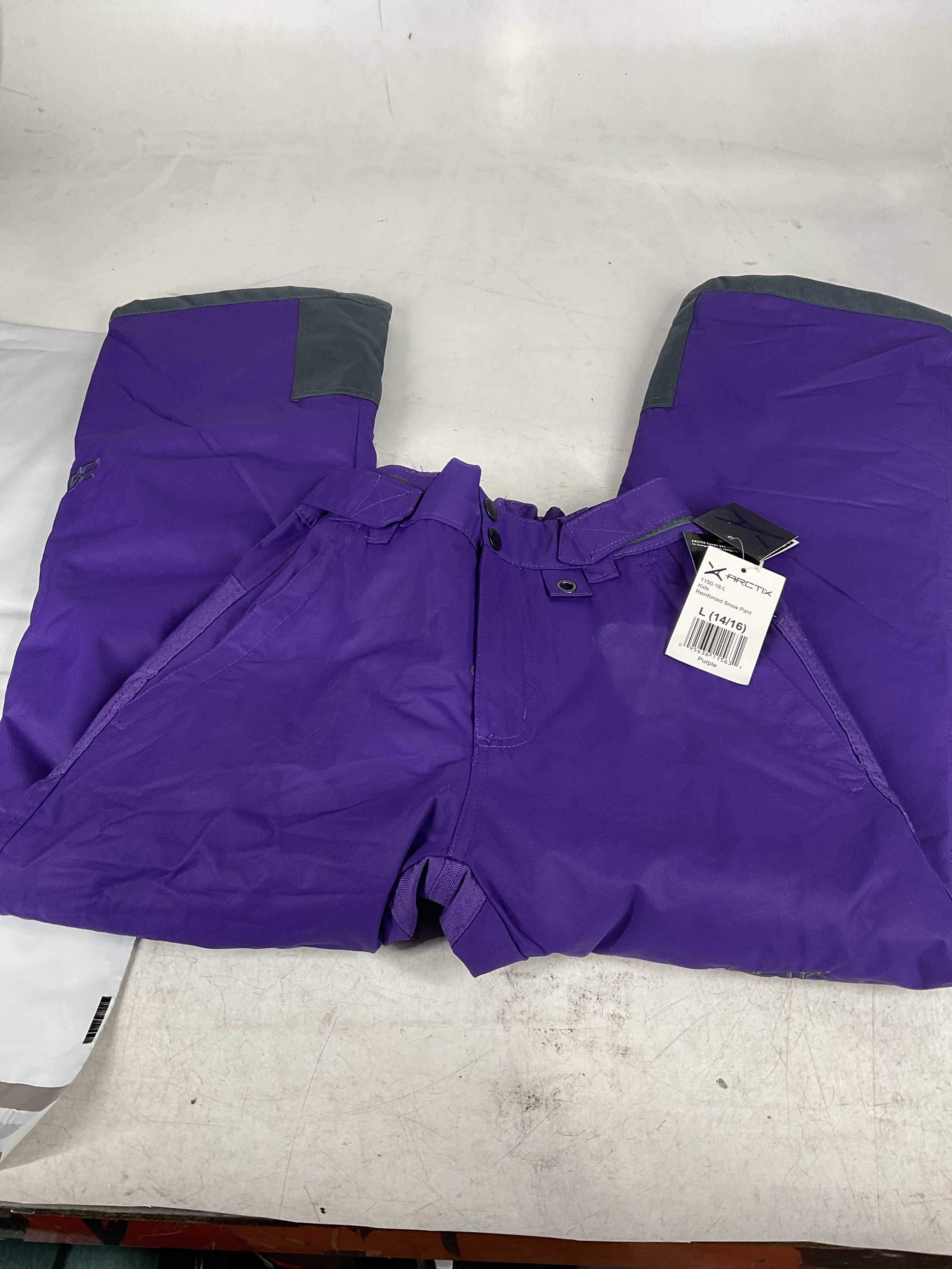 Arctix Kids Snow Pants with Reinforced Knees and Seat Purple Large U5