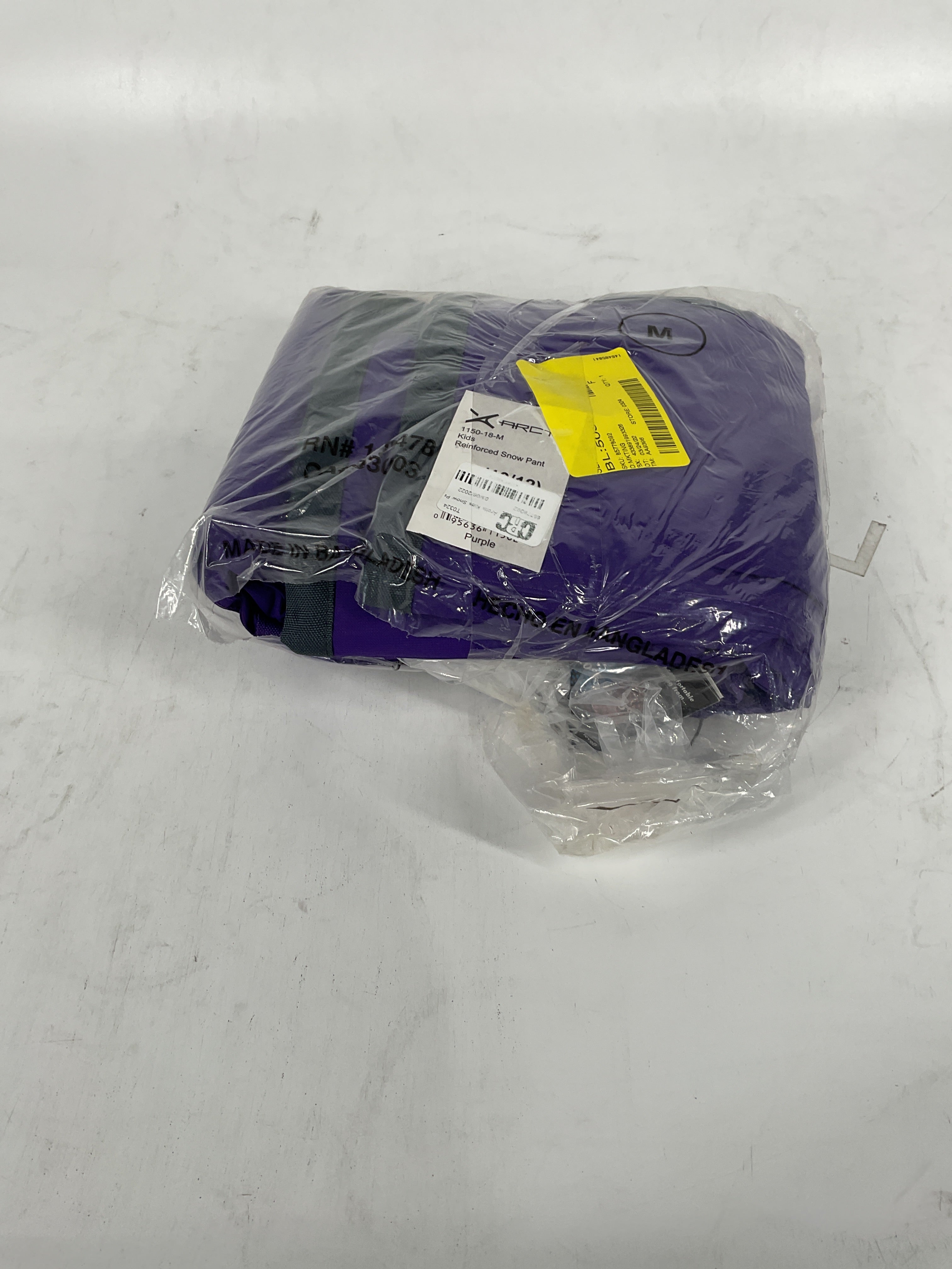 Arctix Kids Snow Pants with Reinforced Knees and Seat Purple Medium U2