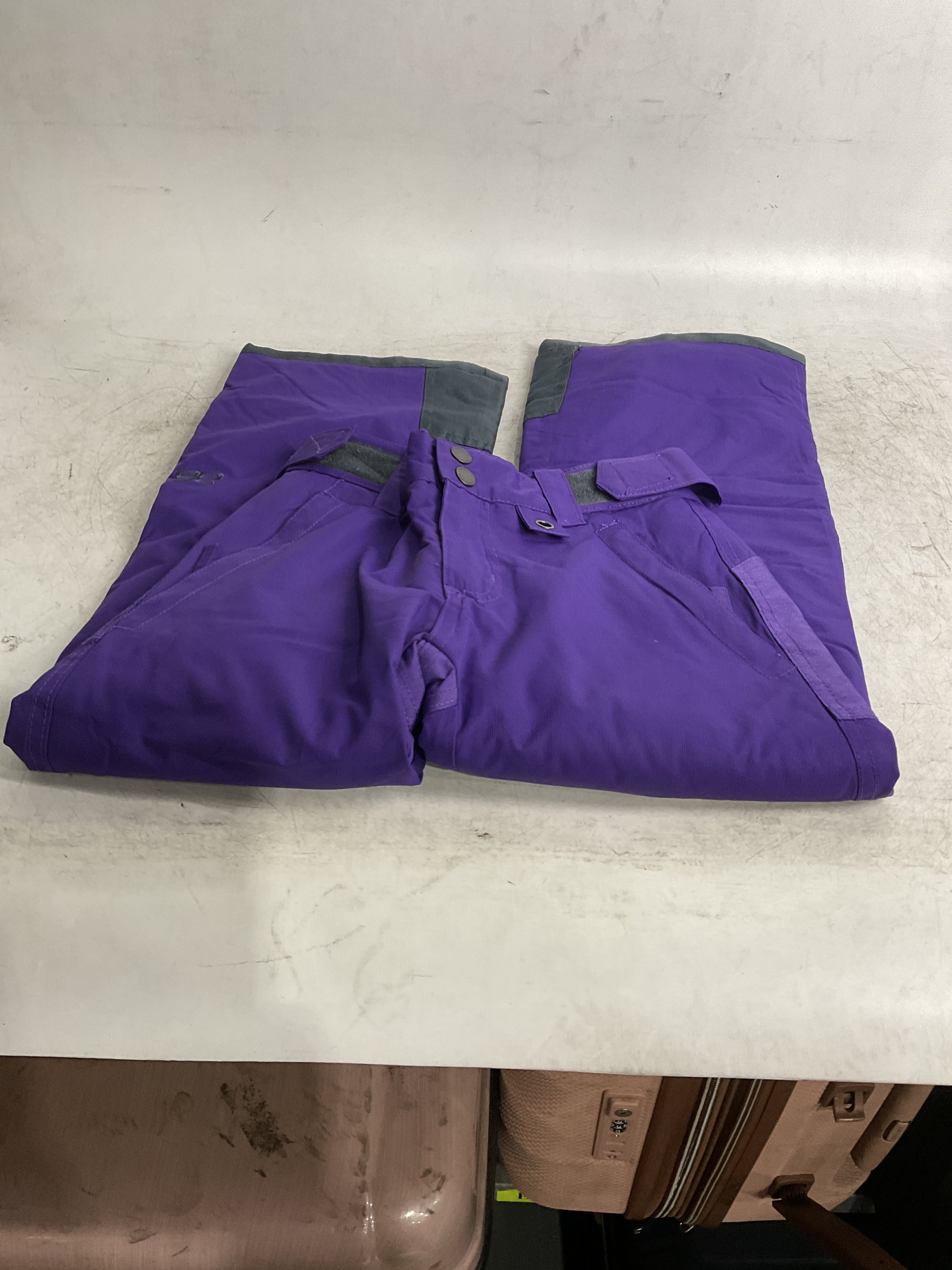 Arctix Kids Snow Pants with Reinforced Knees and Seat ( Purple , Small ) Purple Small U4