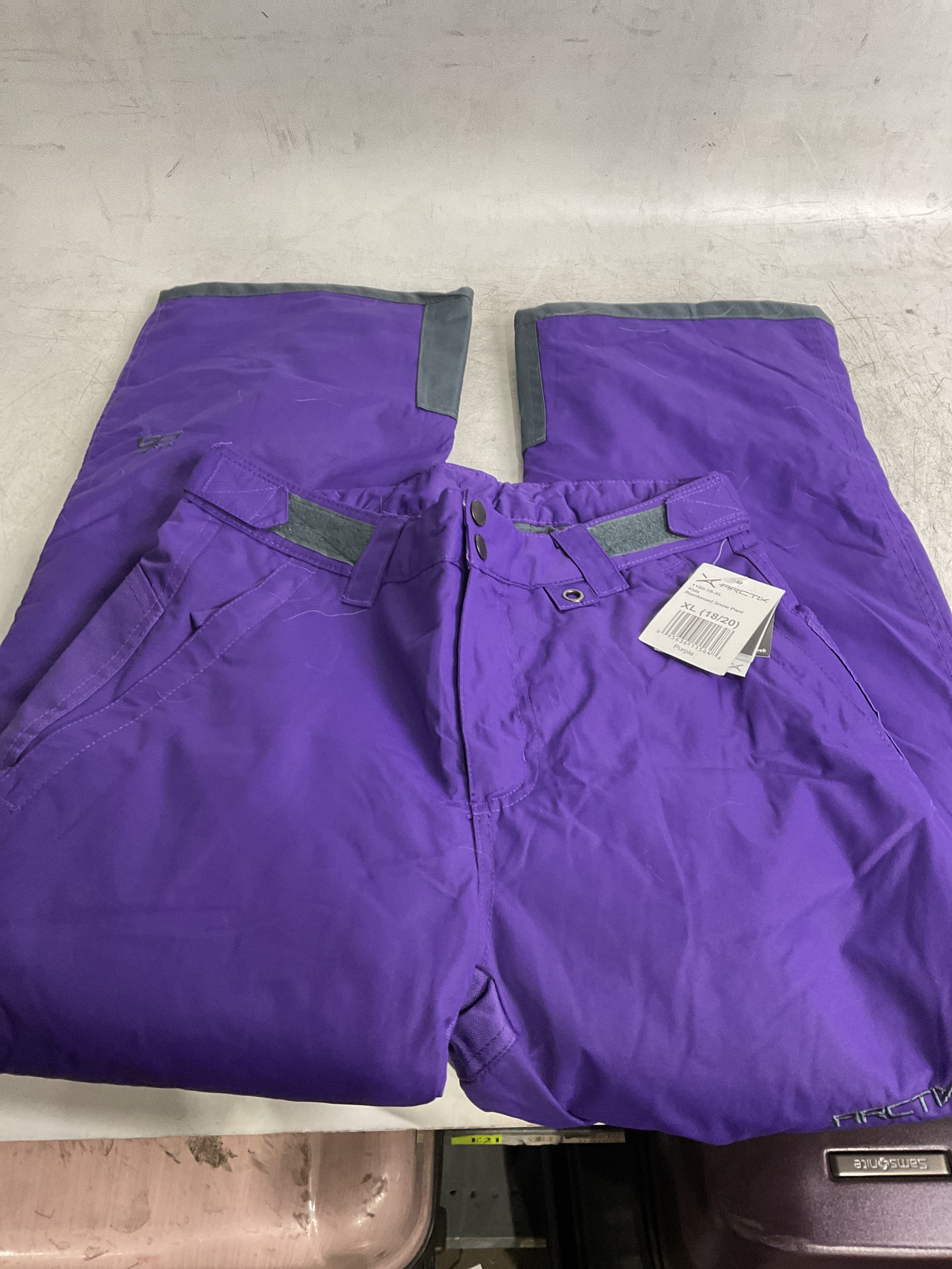 Arctix Kids Snow Pants with Reinforced Knees and Seat ( Purple , X-Large ) Purple X Large U13