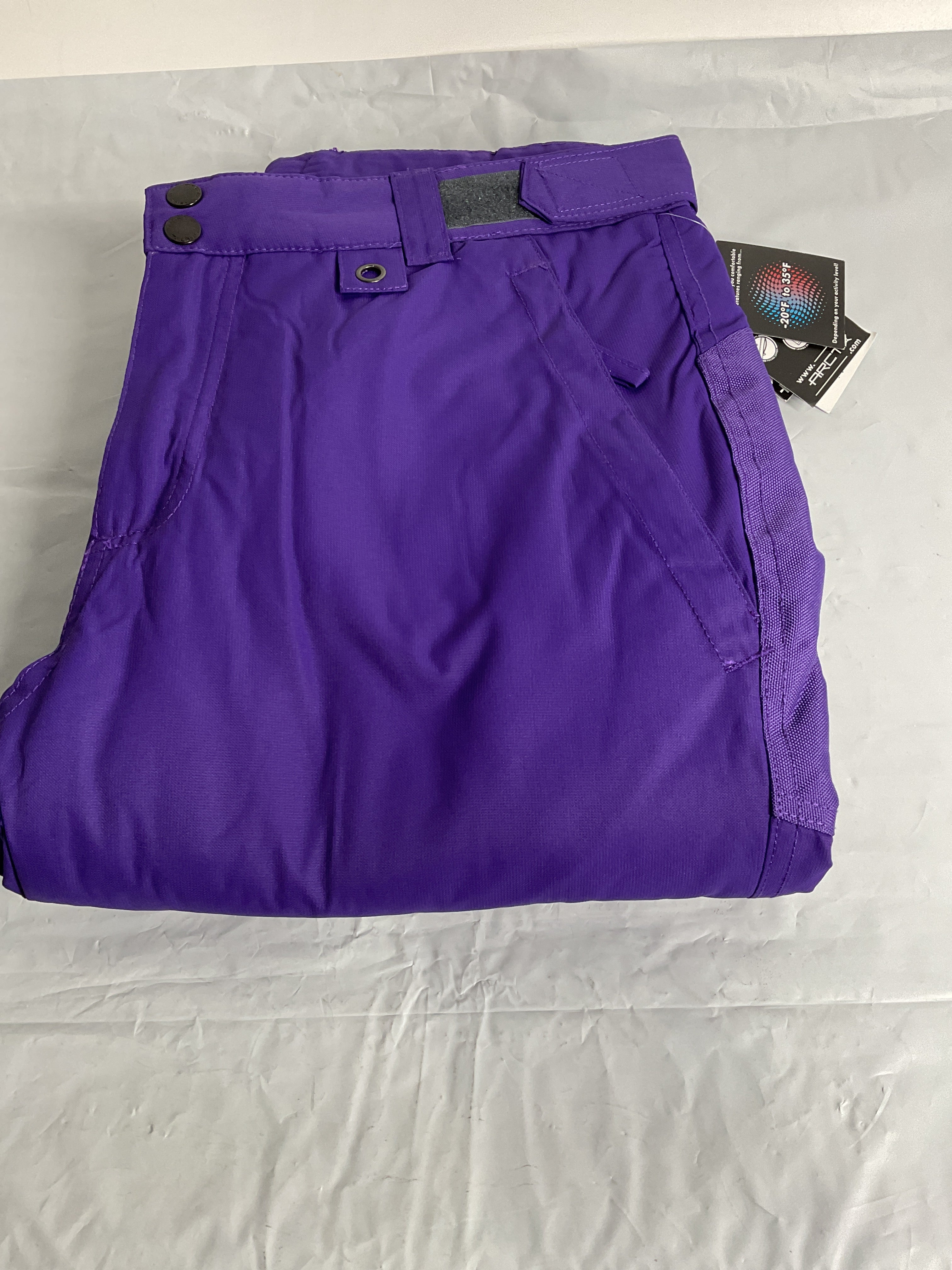 Arctix Kids Snow Pants with Reinforced Knees and Seat ( Purple , X-Large ) Purple X Large U16