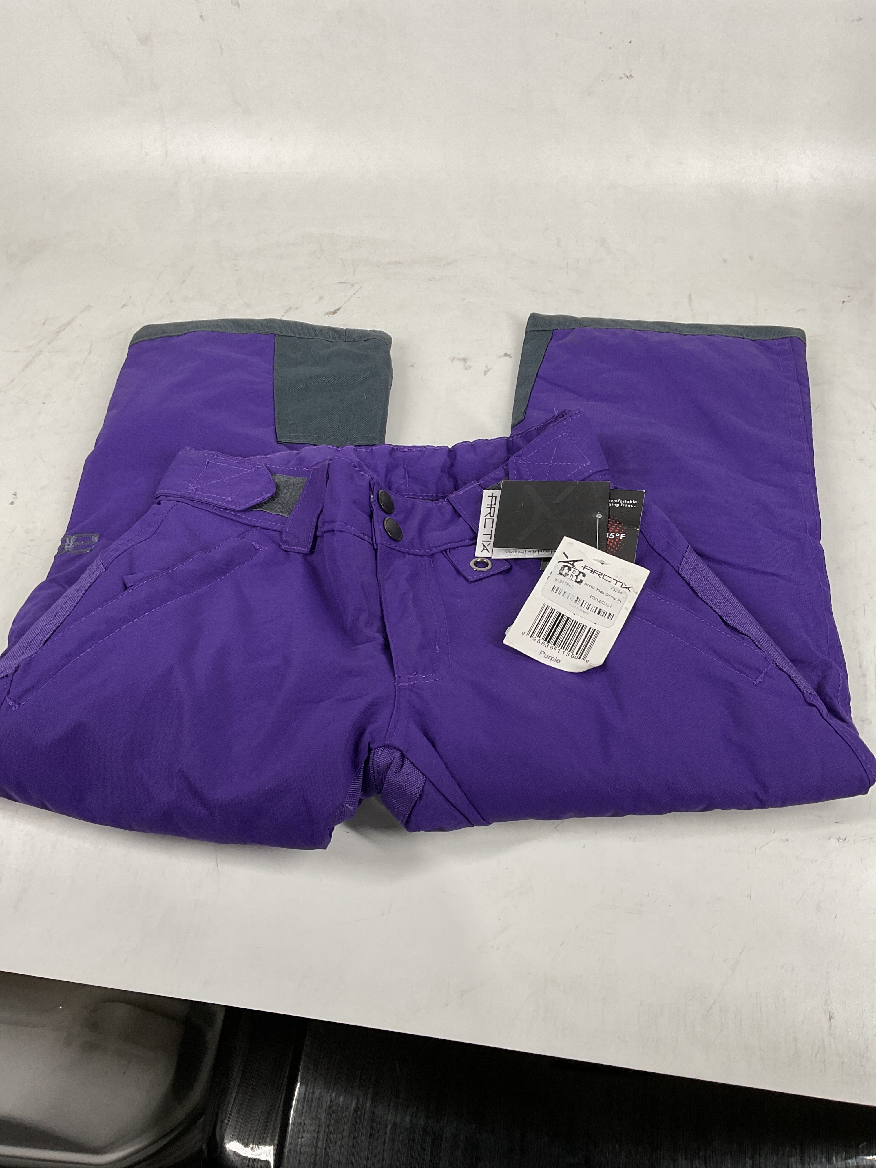Arctix Kids Snow Pants with Reinforced Knees and Seat Purple X Small U5