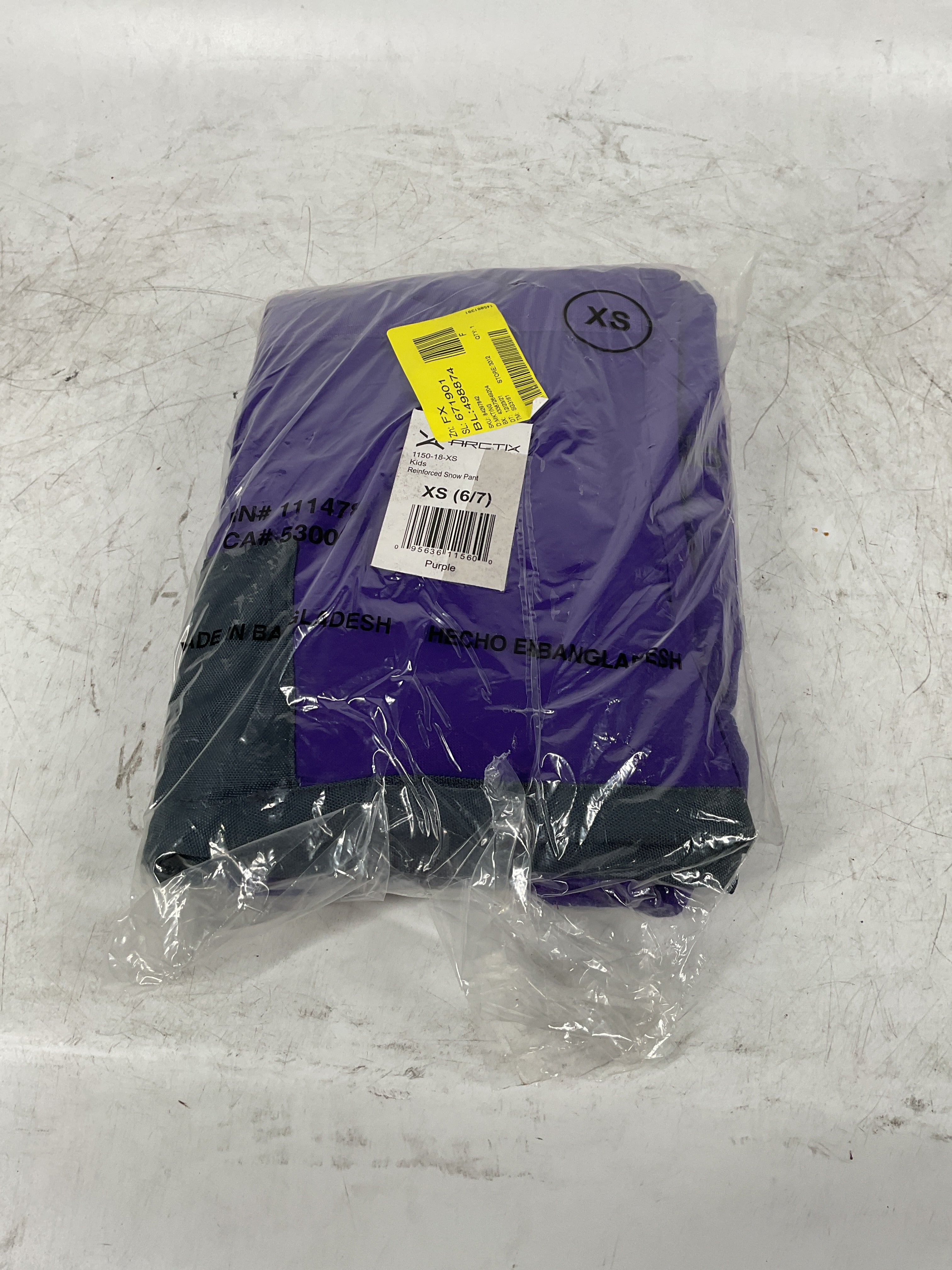Arctix Kids Snow Pants with Reinforced Knees and Seat ( Purple , X-Small ) Purple X Small U7