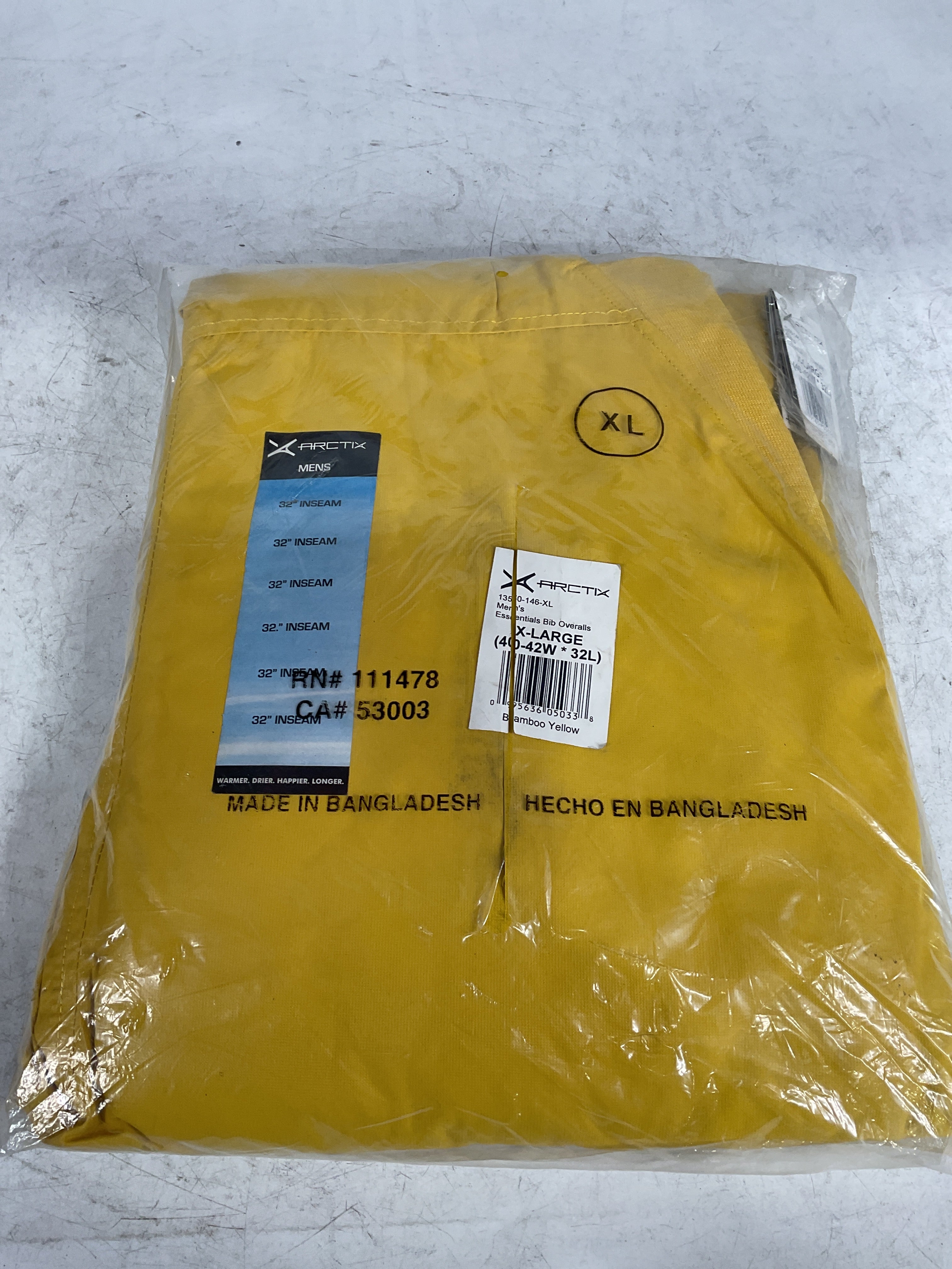 Arctix Mens Essential Insulated Bib U1