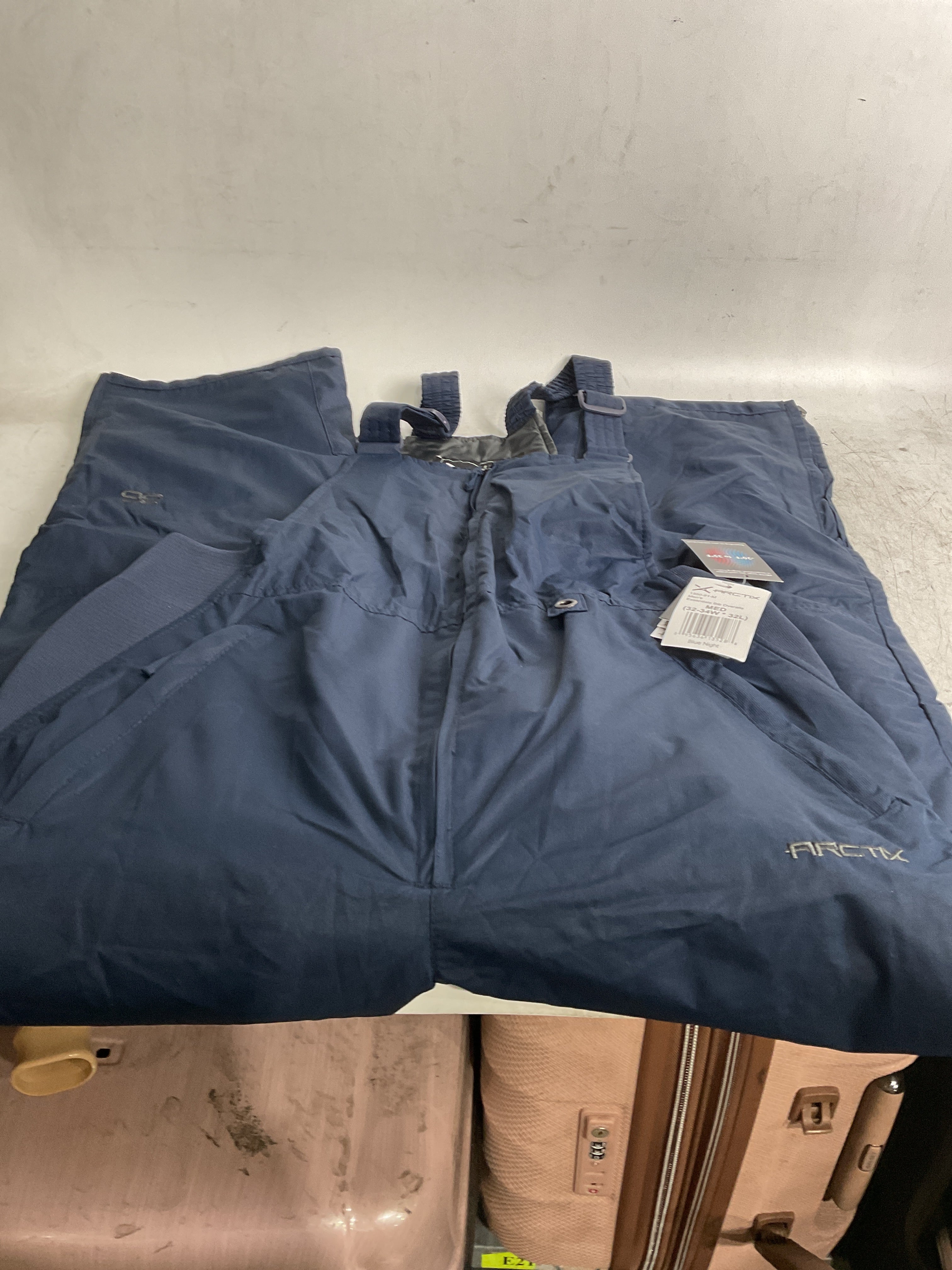 Arctix Mens Essential Insulated Bib ( Blue Night , Medium/32" Inseam ) Blue Night Medium 32 Inseam U2