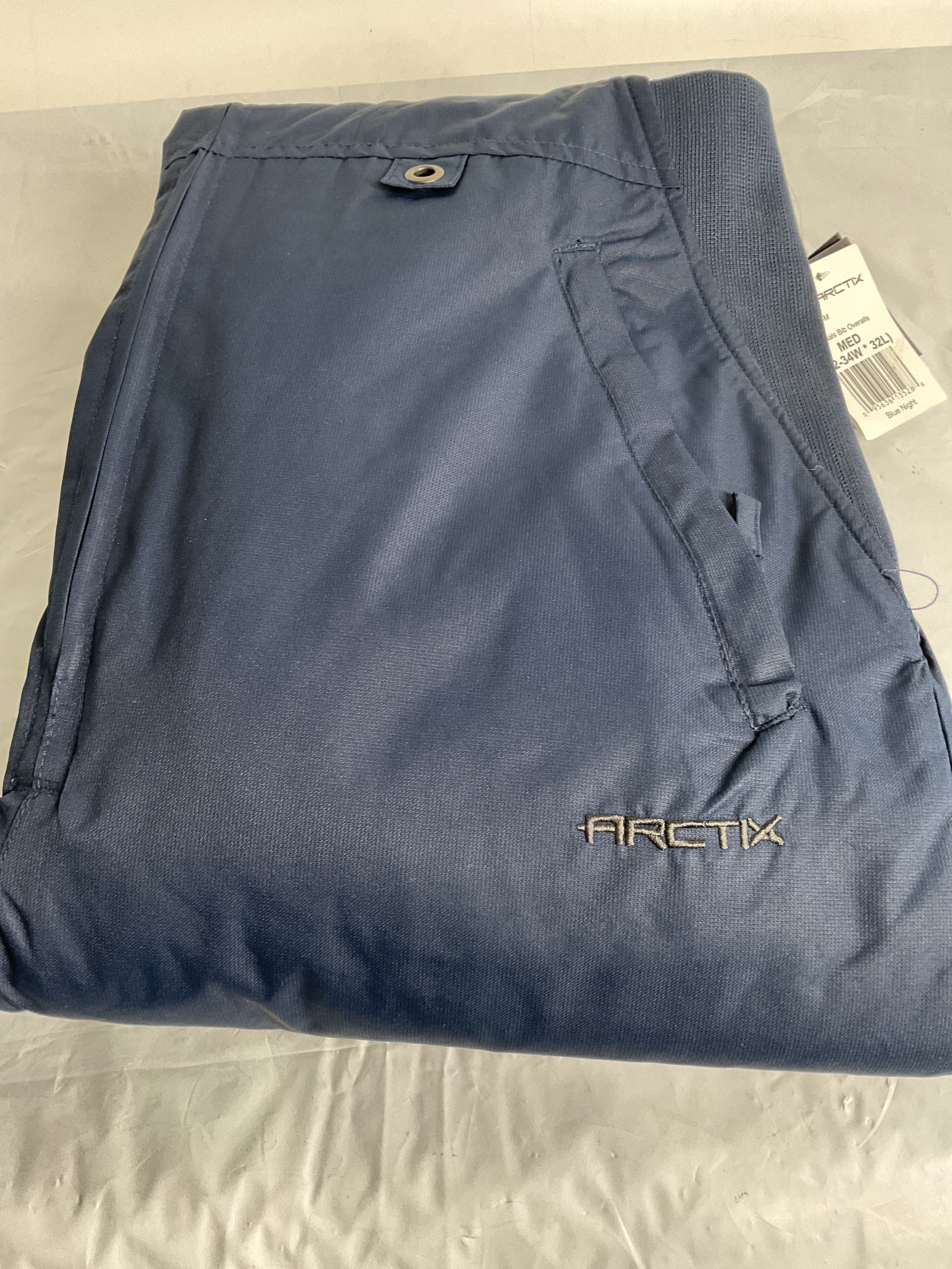 Arctix Mens Essential Insulated Bib ( Blue Night , Medium/32" Inseam ) Blue Night Medium 32 Inseam U4