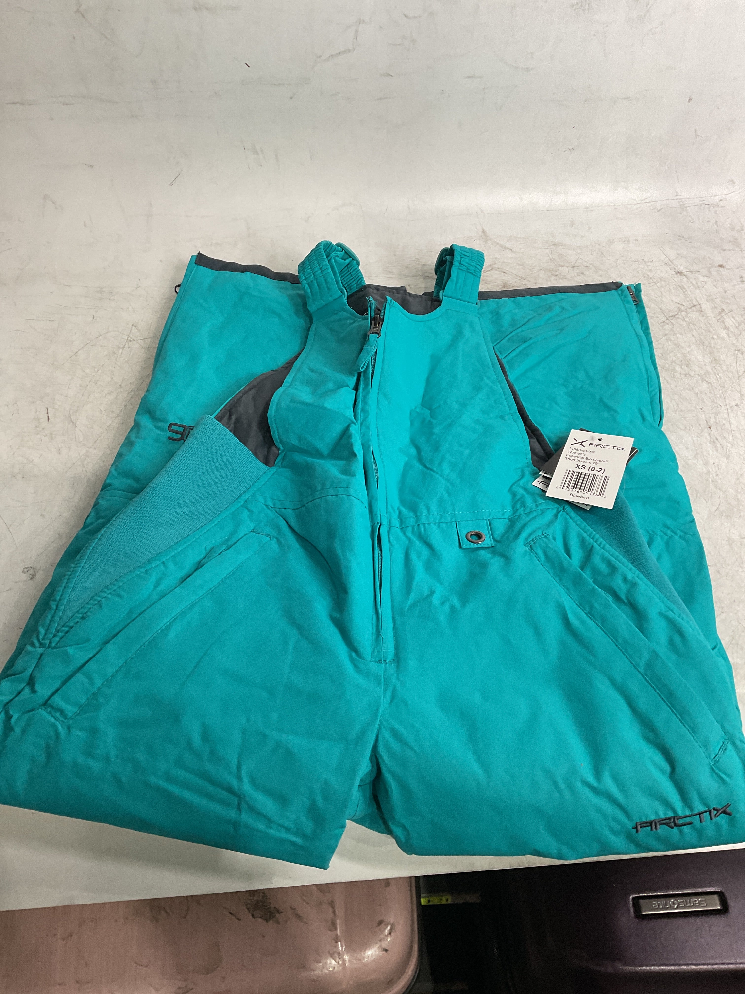 Arctix Women's Essential Bib Overall Regular 31 ( Bluebird , X-Small Short ) Bluebird X Small Short U4