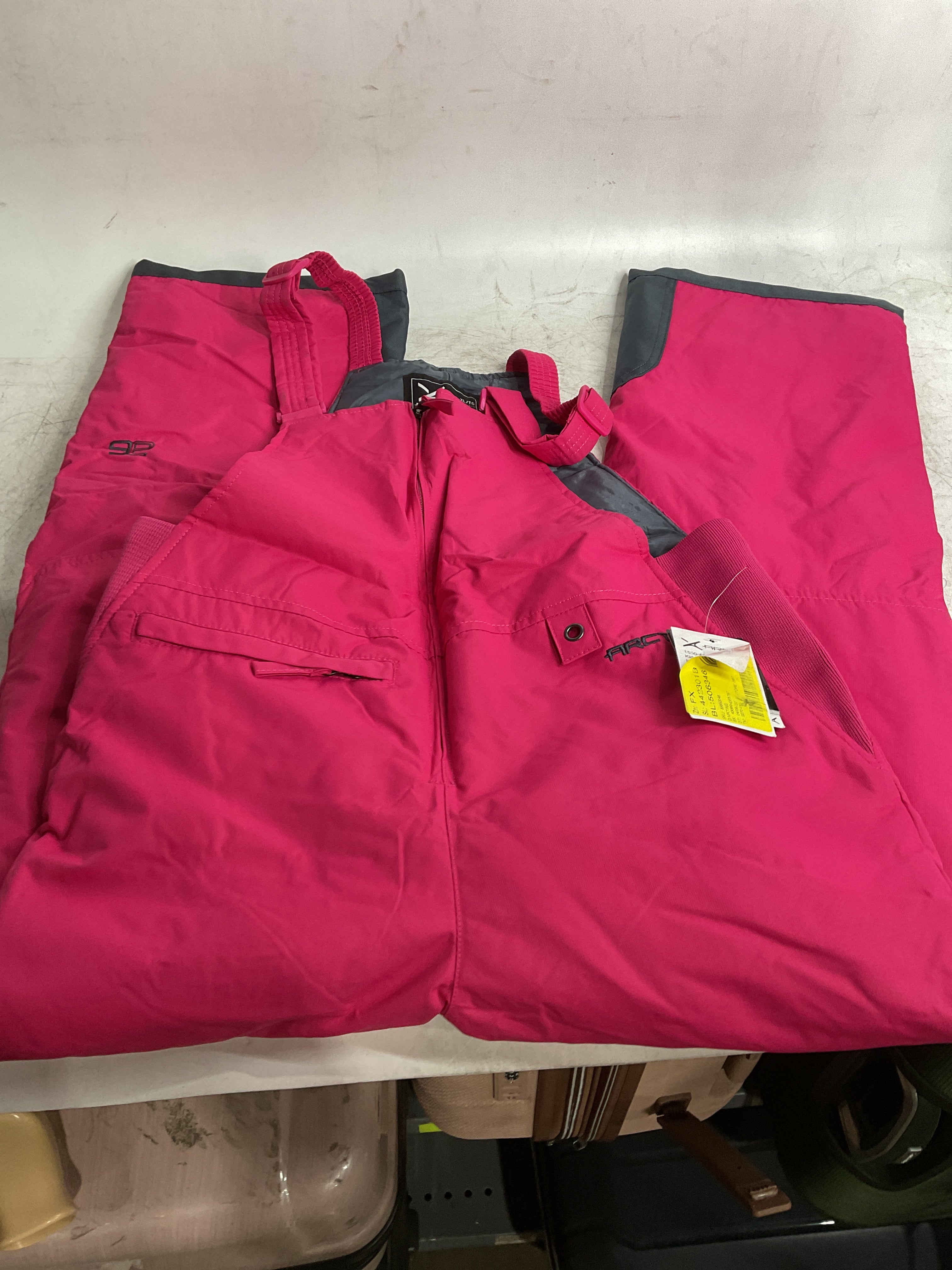 Arctix Kids Insulated Snow Bib Overalls ( Fuchsia , X-Large ) Fuchsia X Large U6