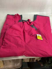 Arctix Kids Insulated Snow Bib Overalls ( Fuchsia , X-Large ) Fuchsia X Large U6