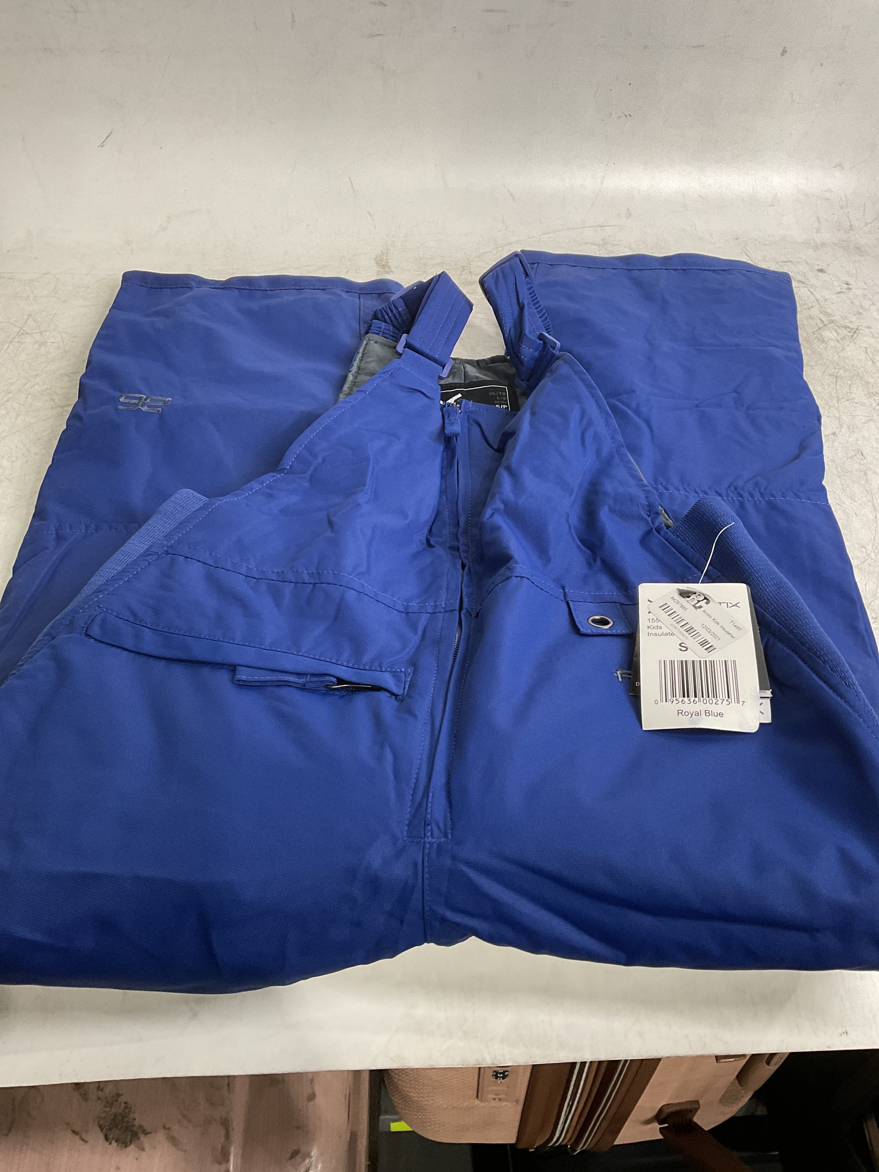 Arctix Kids Insulated Snow Bib Overalls ( Royal Blue , Small ) Royal Blue Small U1