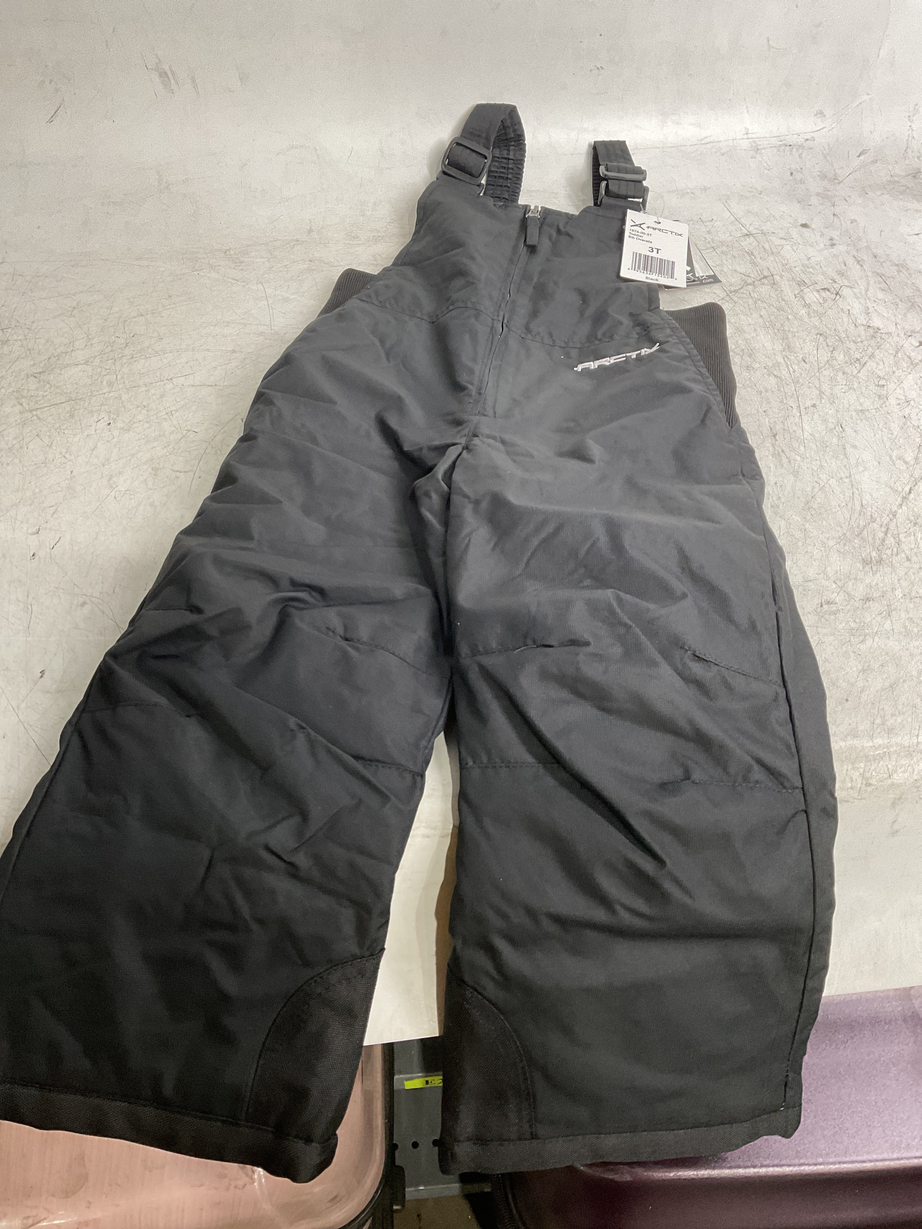 Arctix Toddler Chest High Bib Overalls ( Black , 3T ) Black 3 T U3