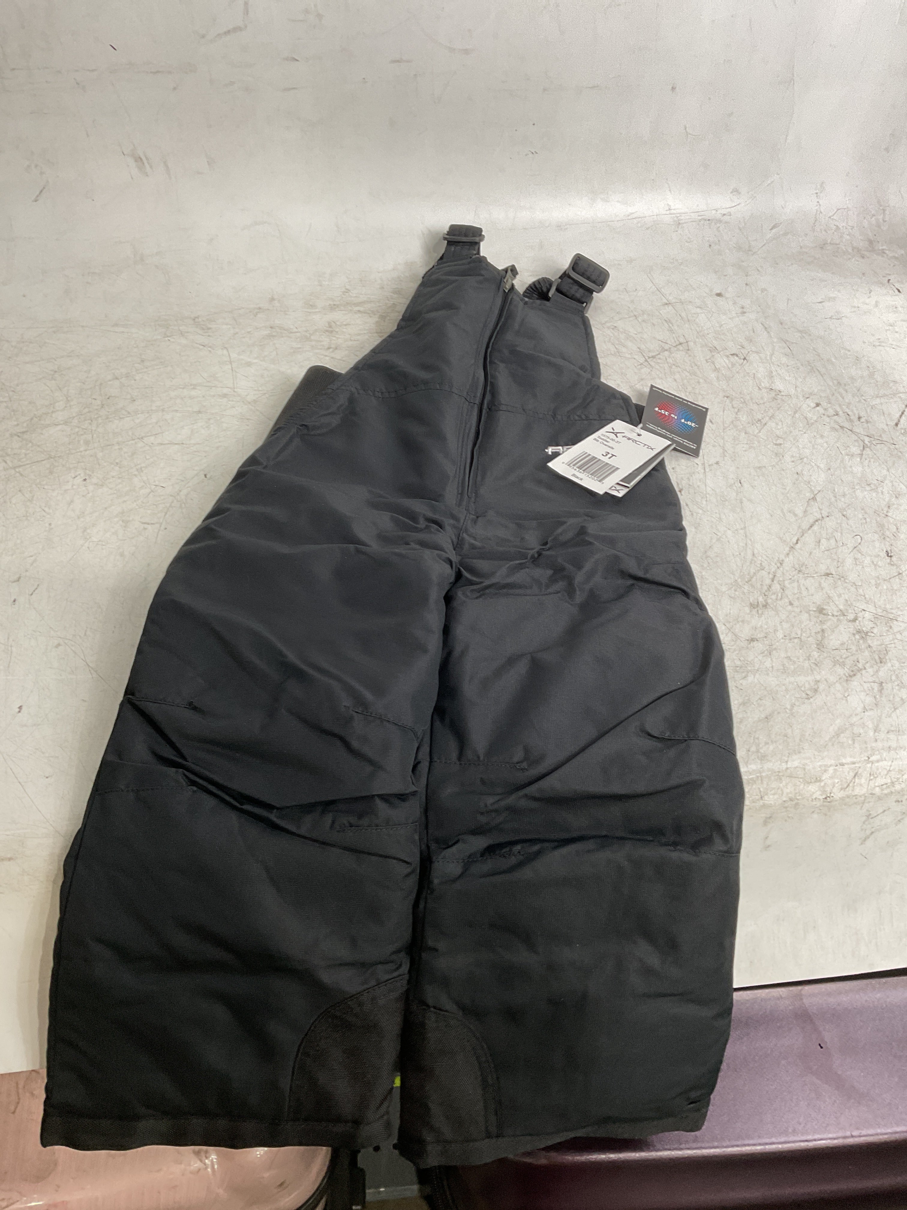 Arctix Toddler Chest High Bib Overalls ( Black , 3T ) Black 3 T U4