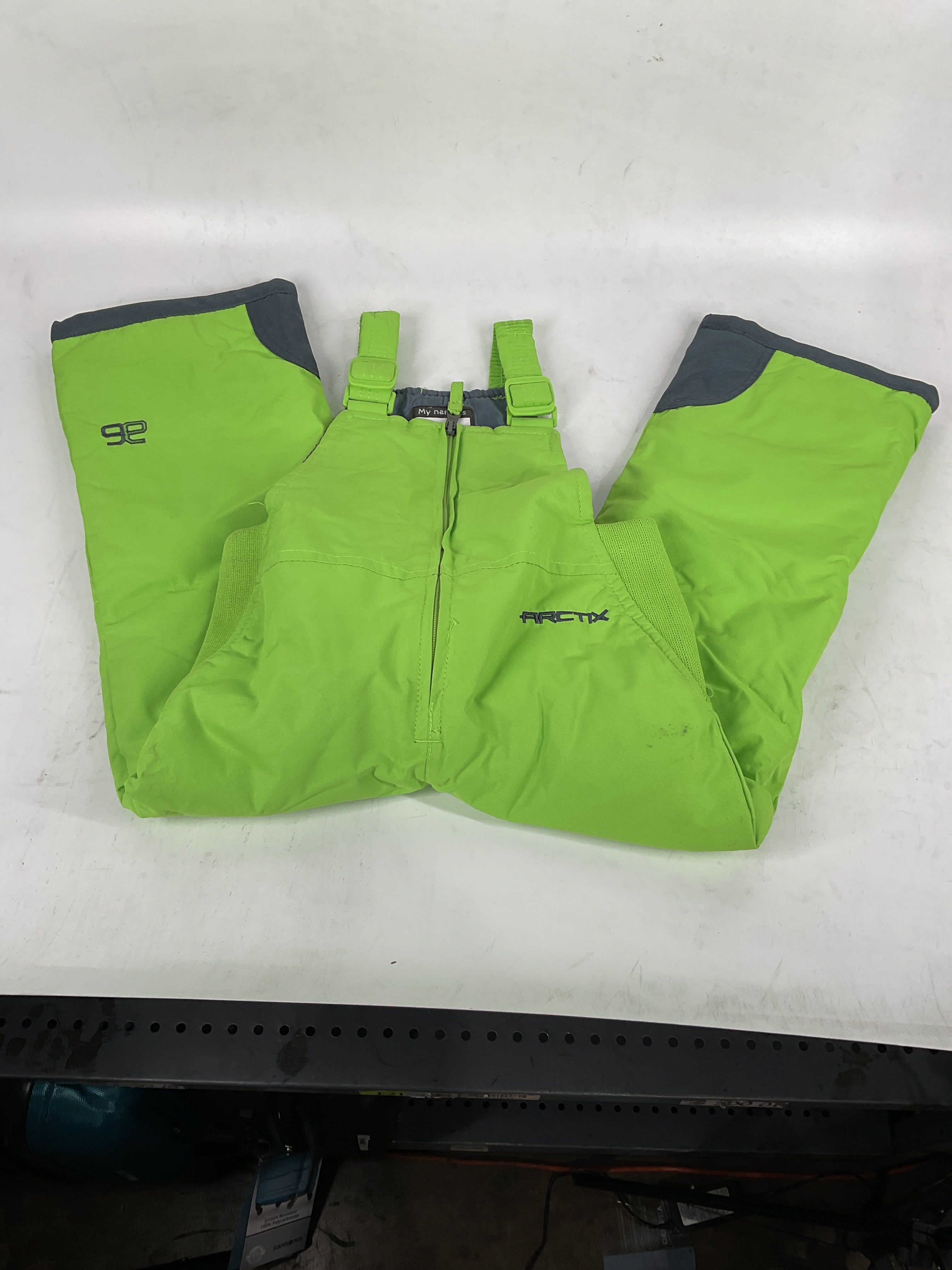 Arctix Toddler Chest High Bib Overalls Lime Green 4 T U1