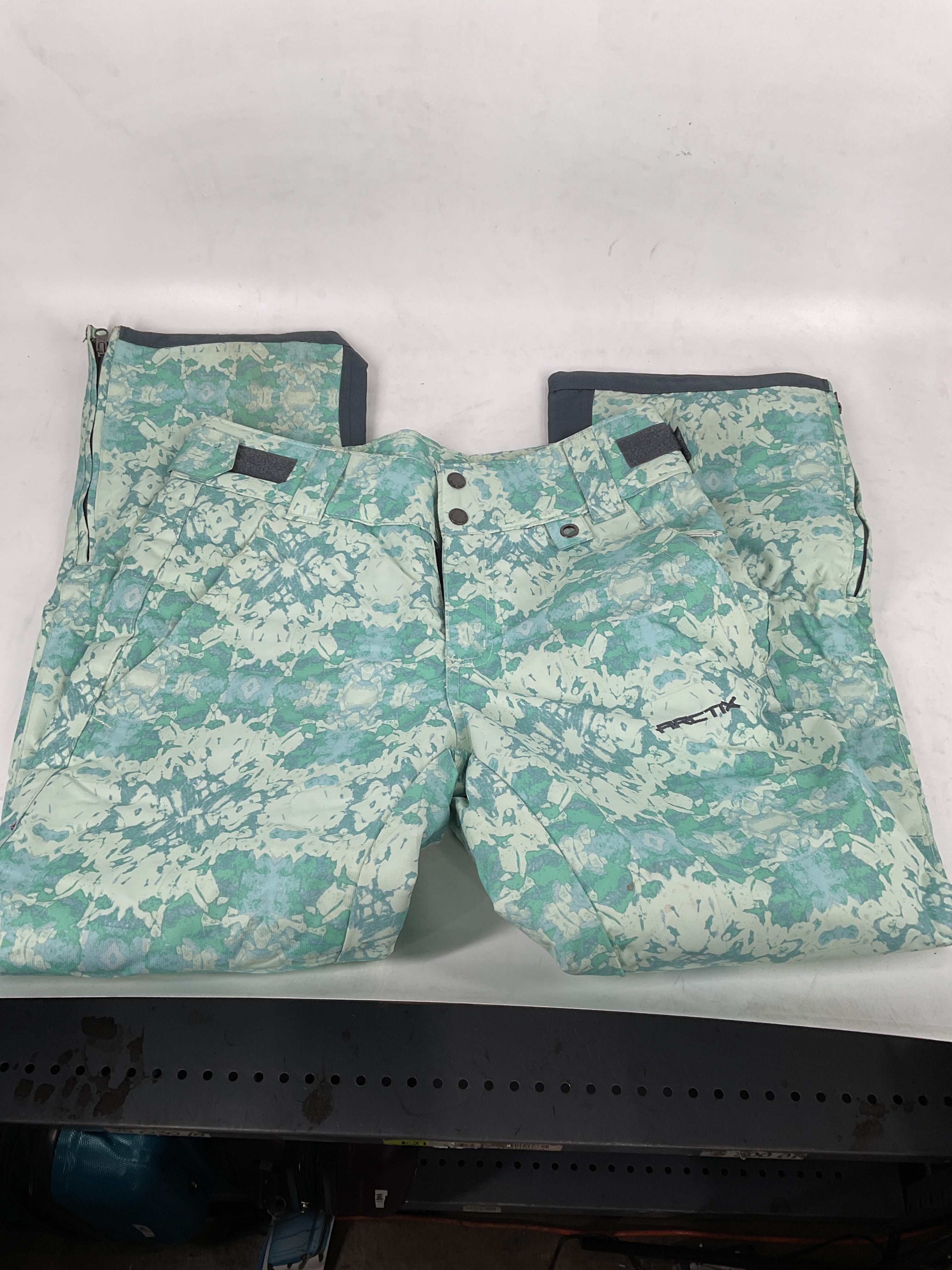 Arctix Women's Essential Insulated Snow Pant Summit Print Island Blue Small U1