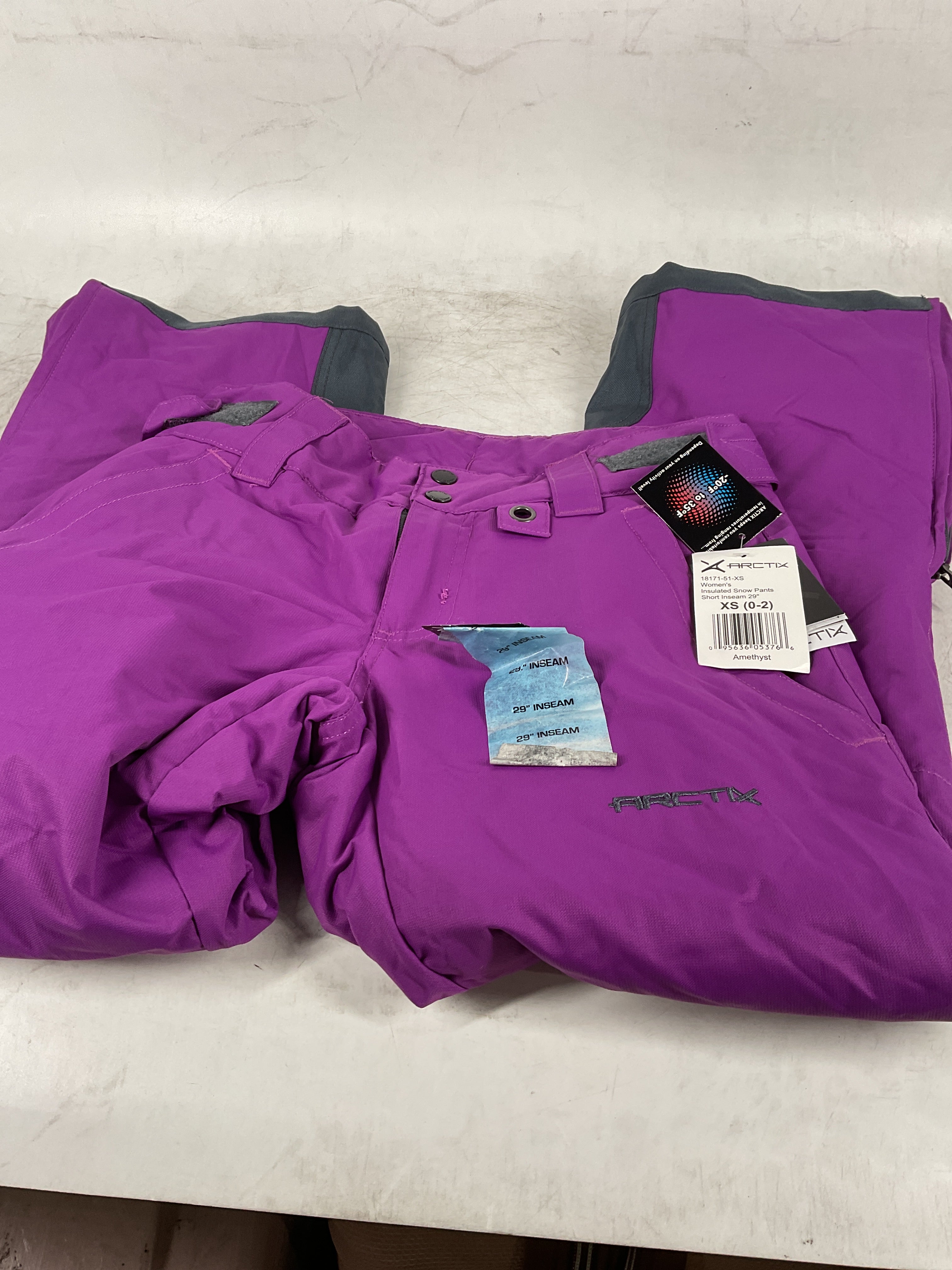 Arctix Women's Essential Insulated Snow Pant ( Amethyst , X-Small Short ) Amethyst X Small Short U8