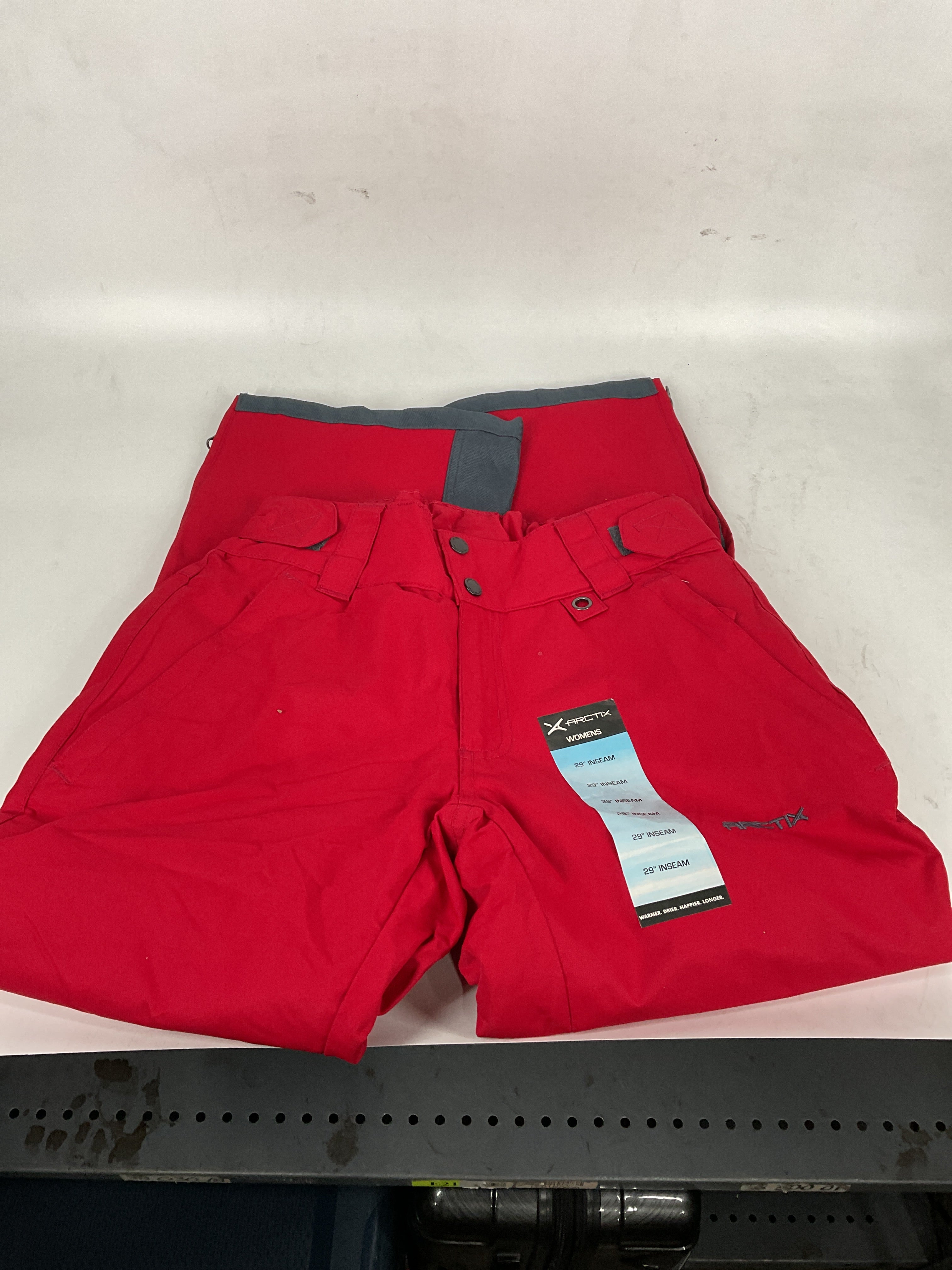 Arctix Women's Essential Insulated Snow Pant Vintage Red Small Short U8