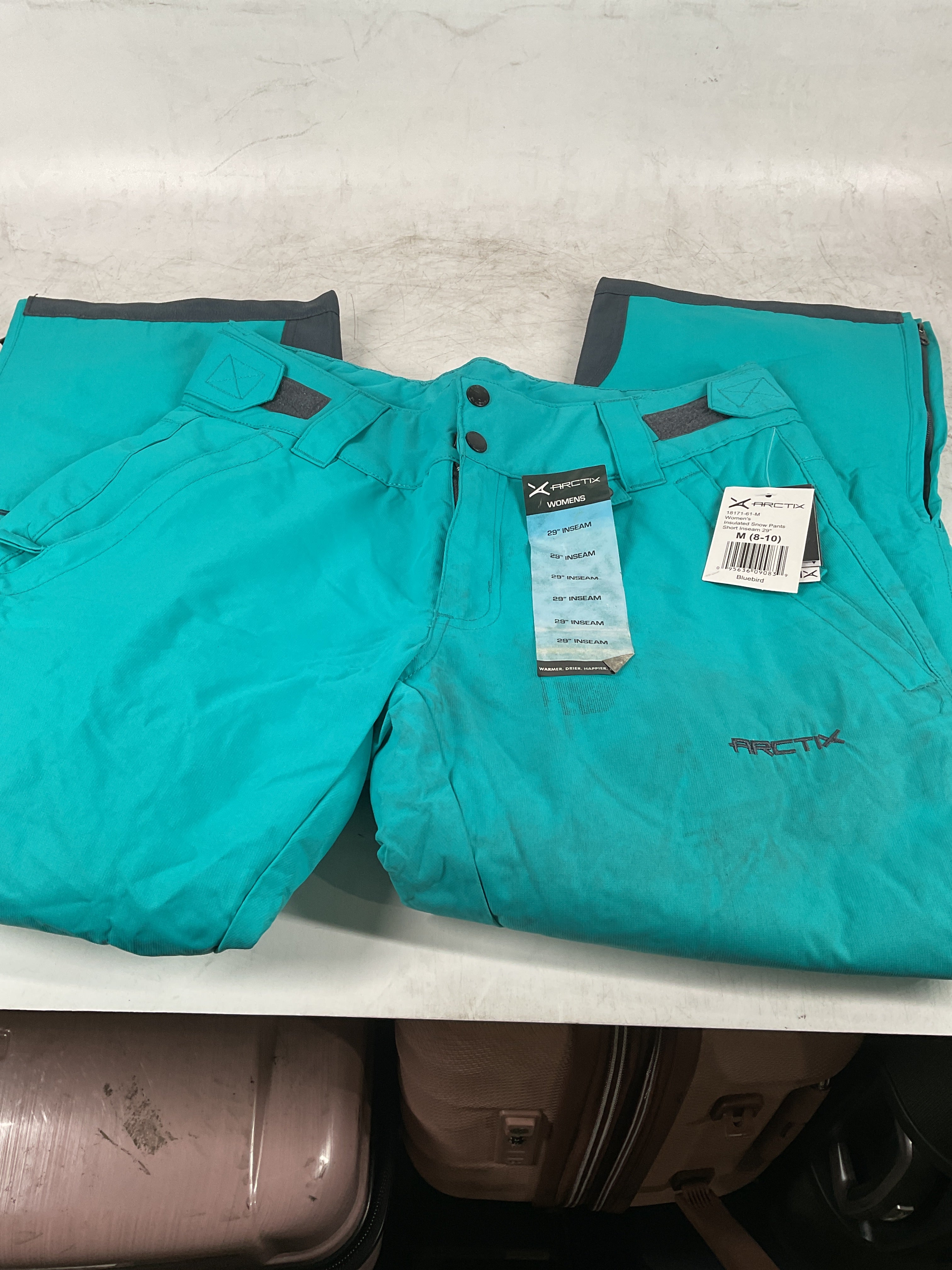 Arctix Women's Essential Insulated Snow Pant ( Bluebird , Medium Short ) Bluebird Medium Short U2