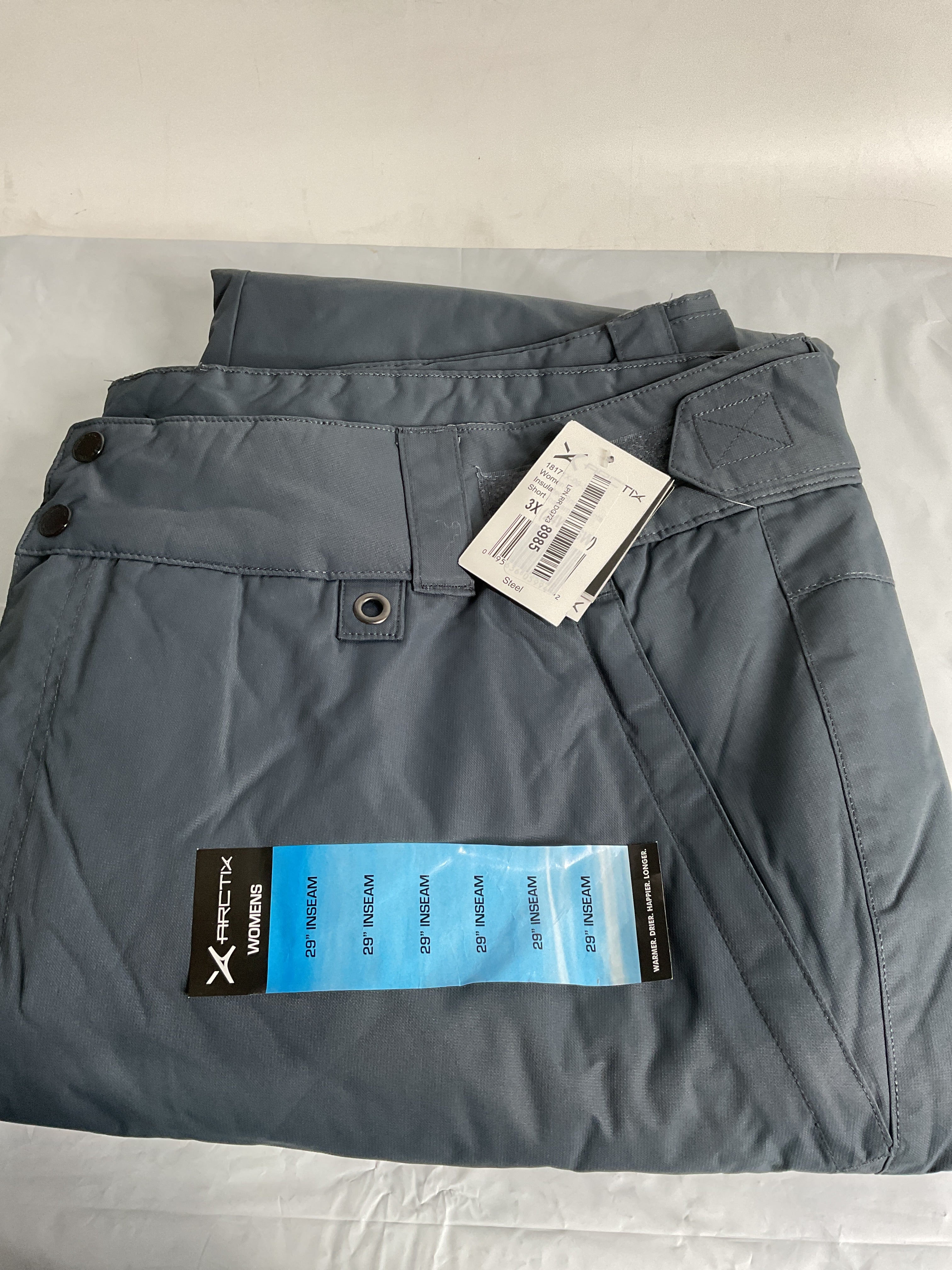 Arctix Women's Essential Insulated Snow Pant ( Steel , 3X Short ) Steel 3 X Short U10