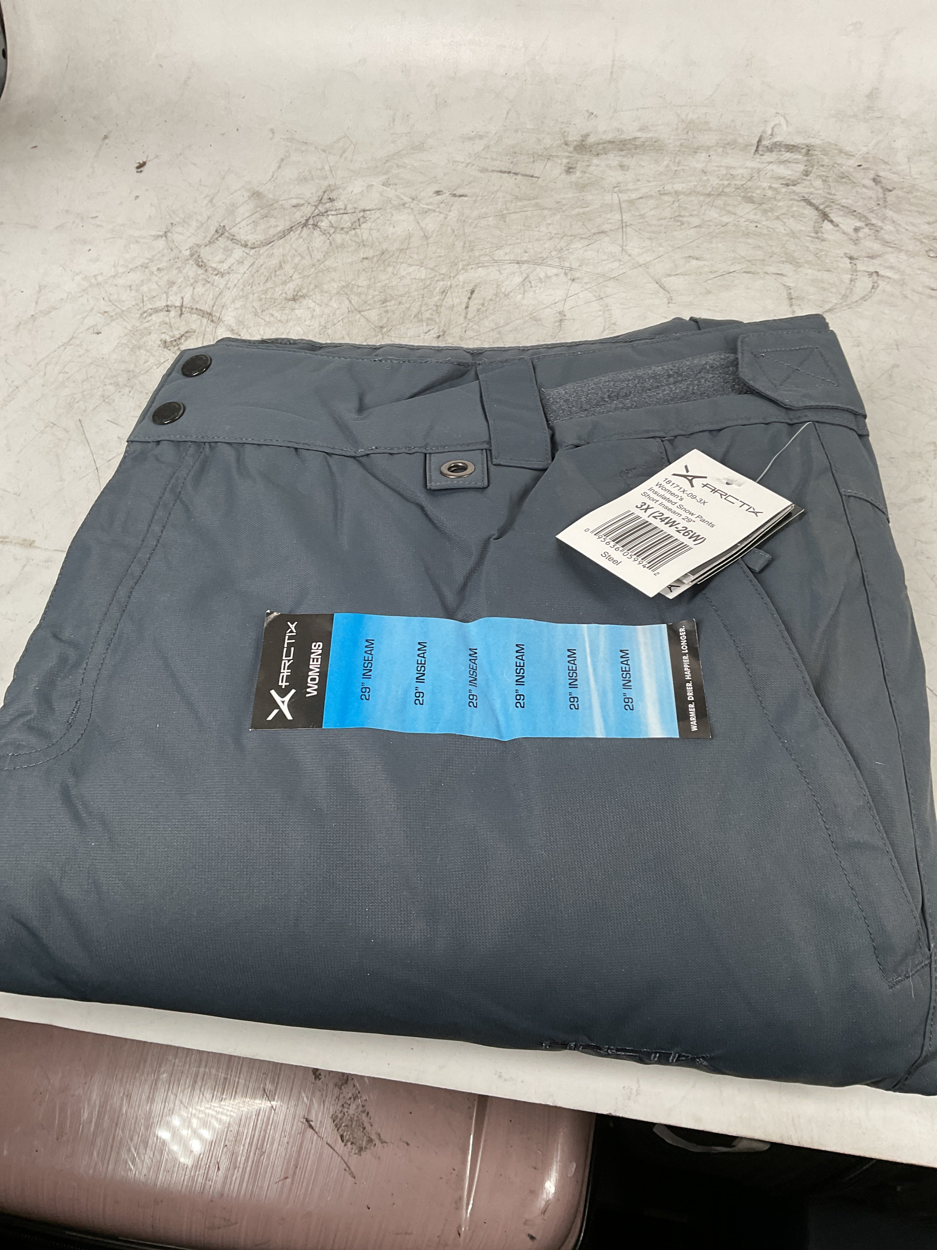 Arctix Women's Essential Insulated Snow Pant ( Steel , 3X Short ) Steel 3 X Short U7