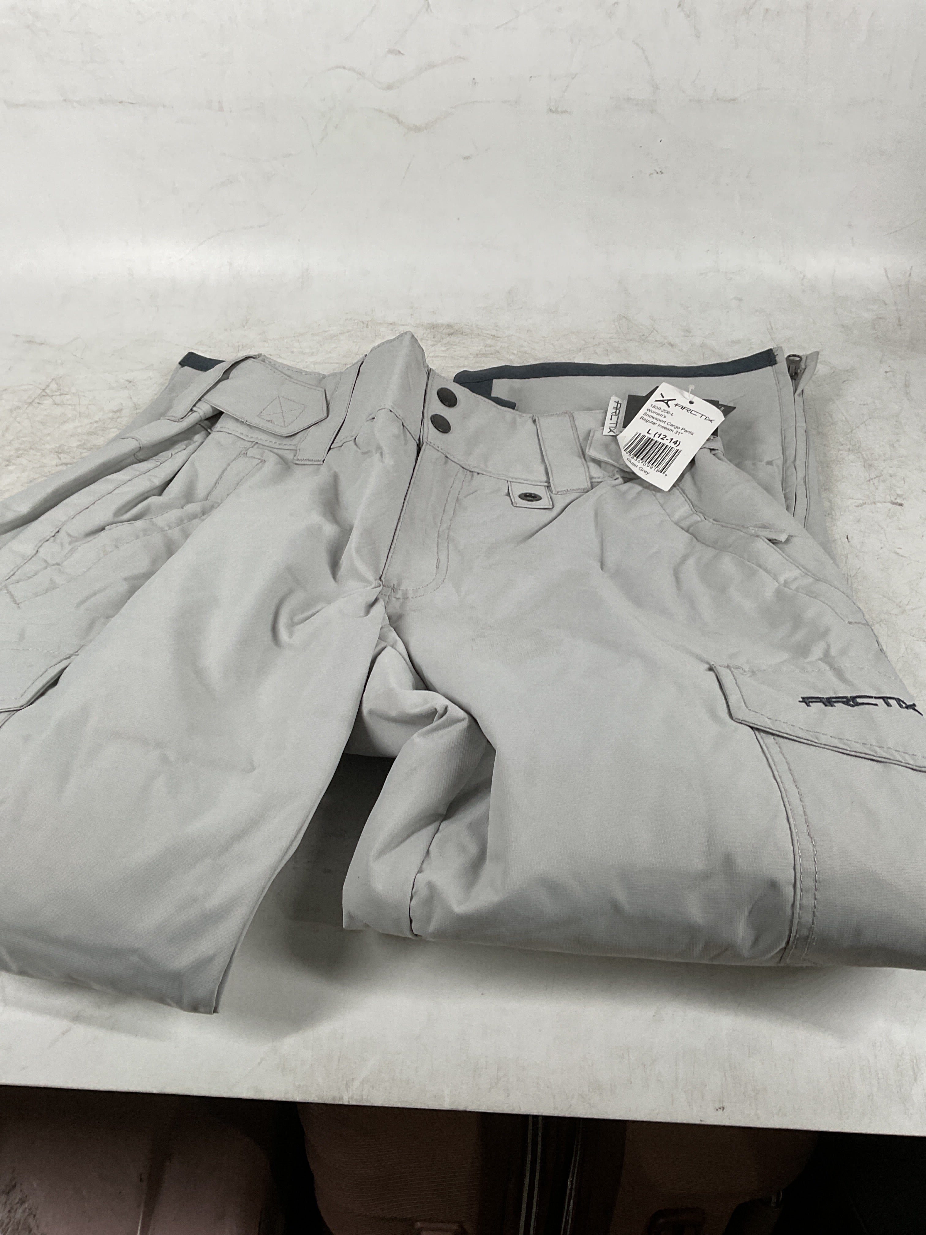 Arctix Women's Insulated Snowsports Cargo Pant ( Quiet Grey , Large ) Quiet Grey Large U3