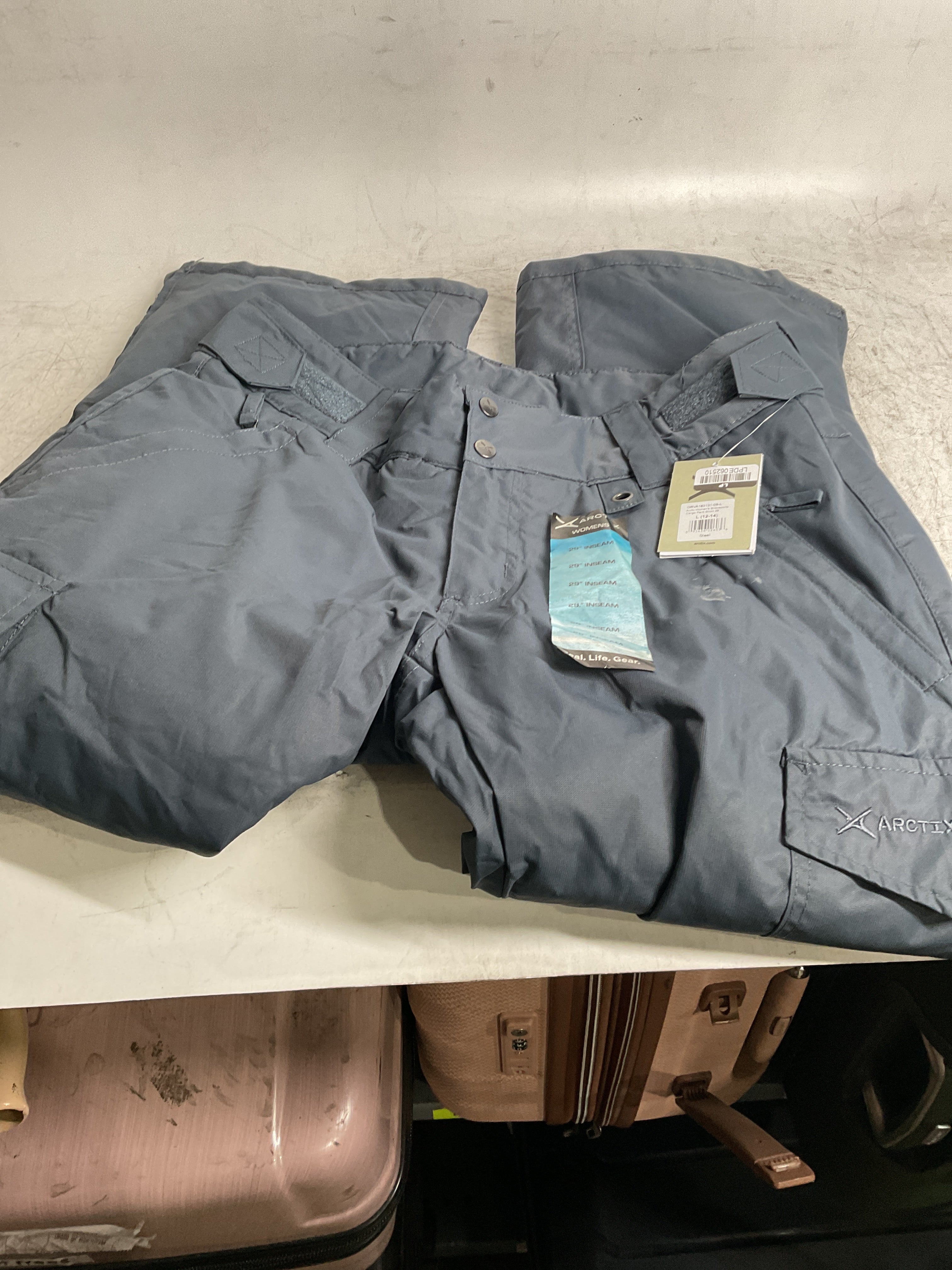 Arctix Women's Insulated Snowsports Cargo Pant ( Steel , Large/29" Inseam ) Steel Large 29 Inseam U1