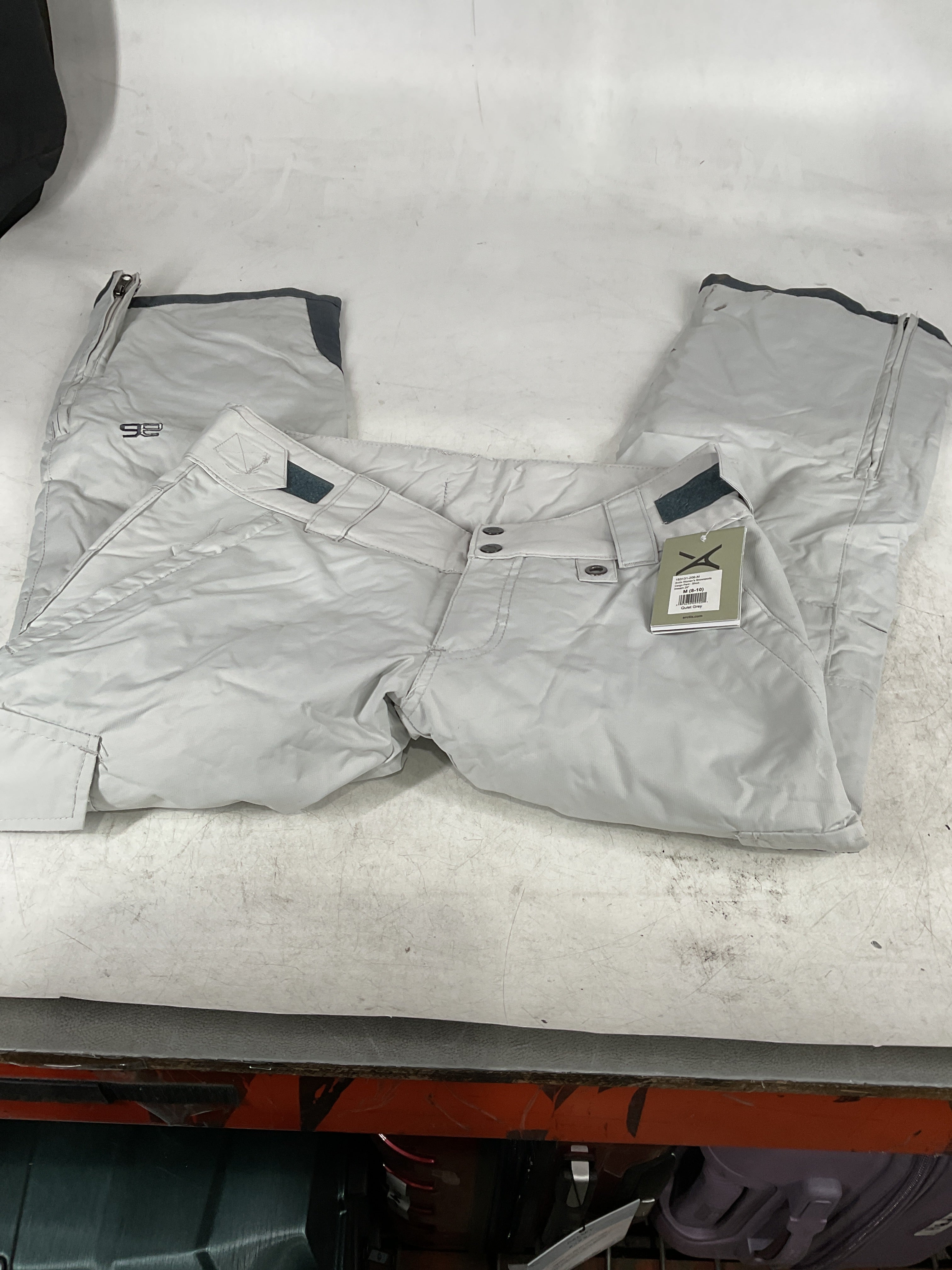 Arctix Women's Insulated Snowsports Cargo Pant Quiet Grey Medium Short U3